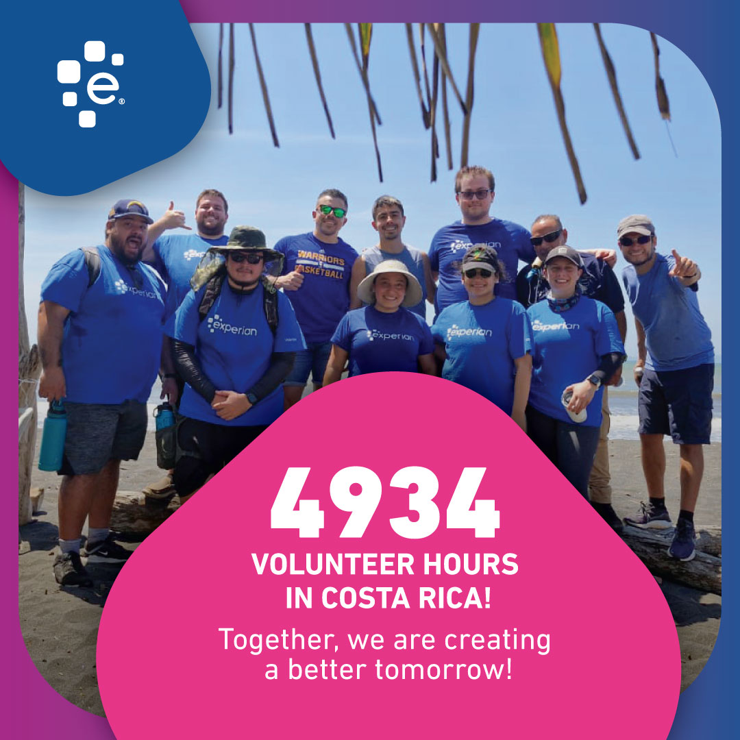 Experian - 🎉 #ExperianCostaRica proudly celebrates 4934 volunteer hours ...