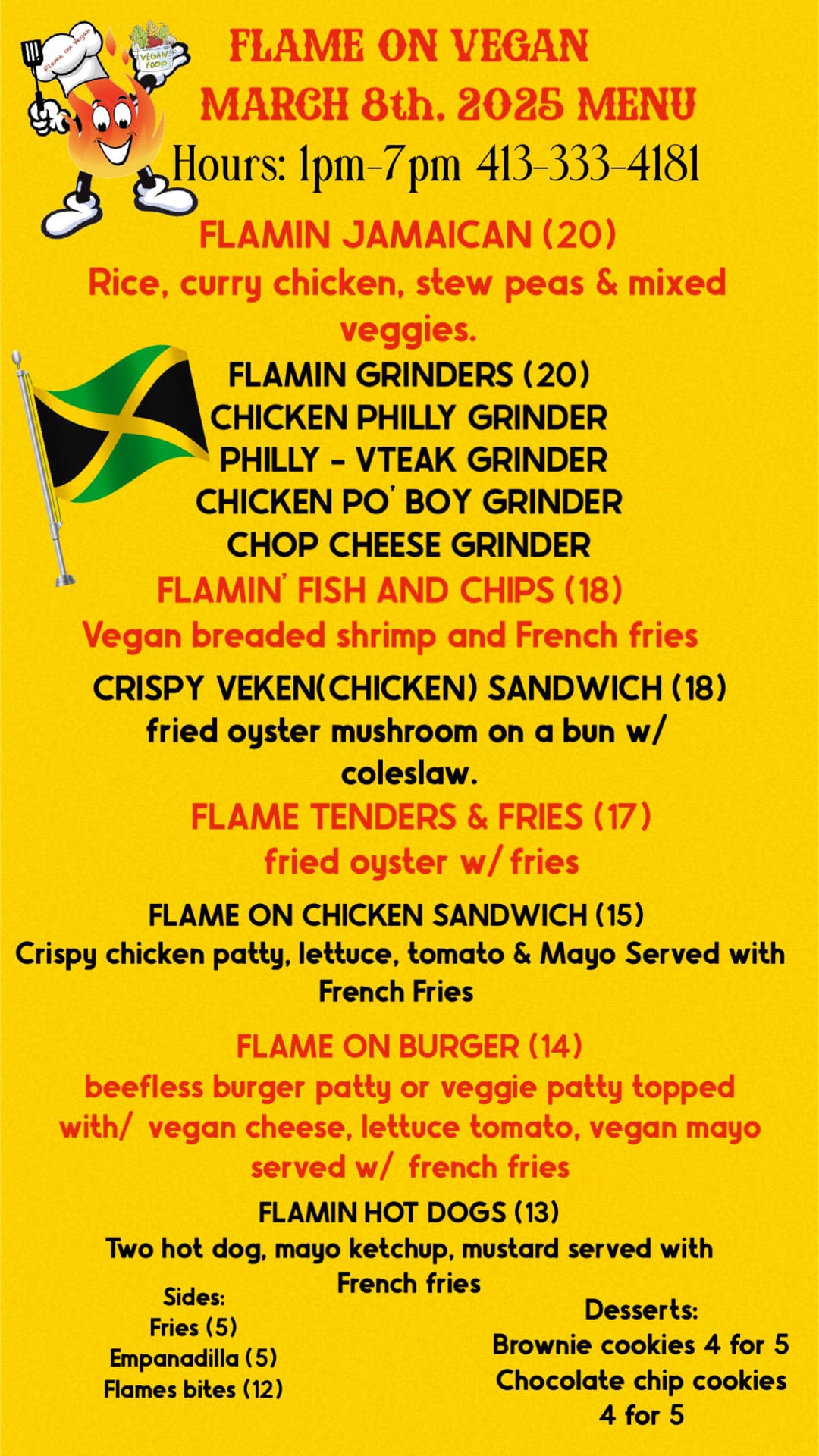 Flame On Vegan | Springfield MA