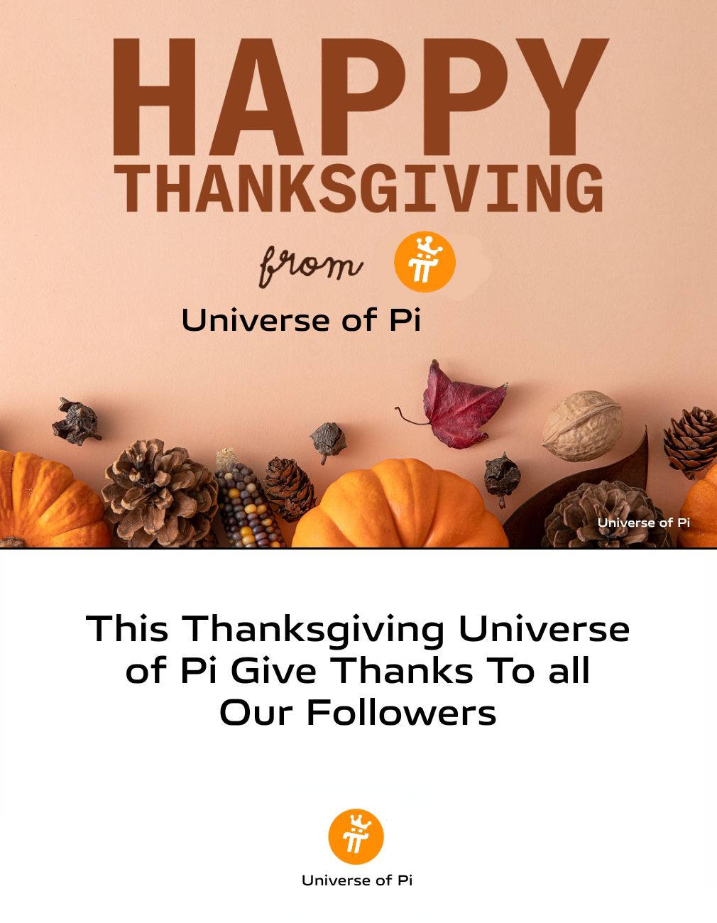 Universe of Pi - 🚨 Happy Thanksgiving! The Pi community is... | Facebook