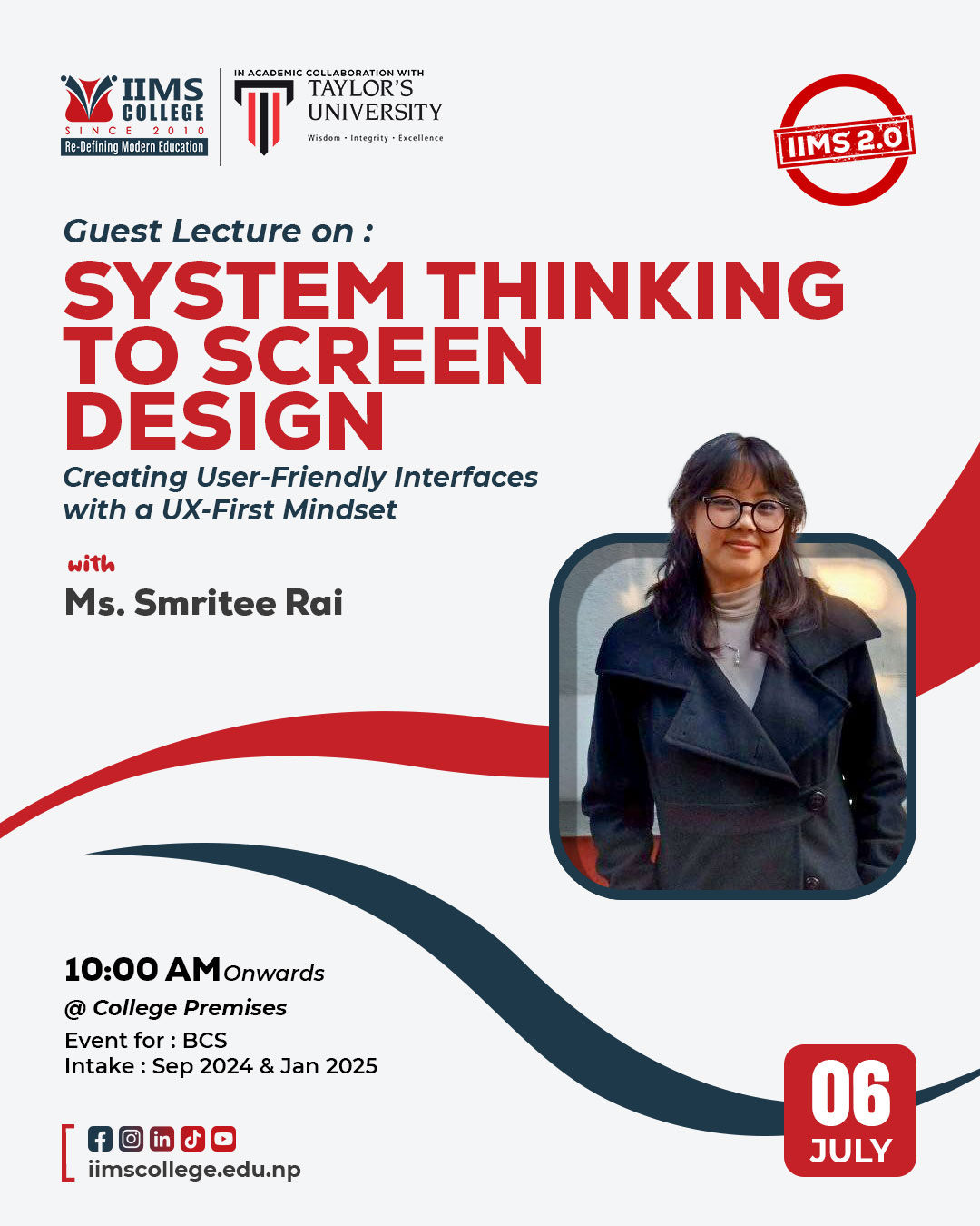 IIMS - A guest lecture on 