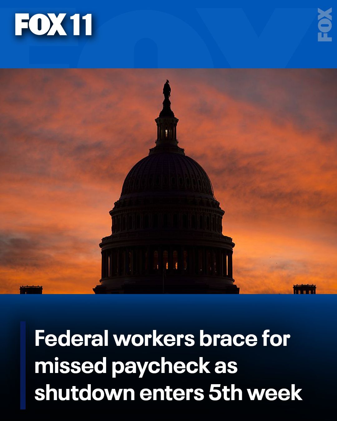 FOX - Washington’s government shutdown has entered its fifth week with ...