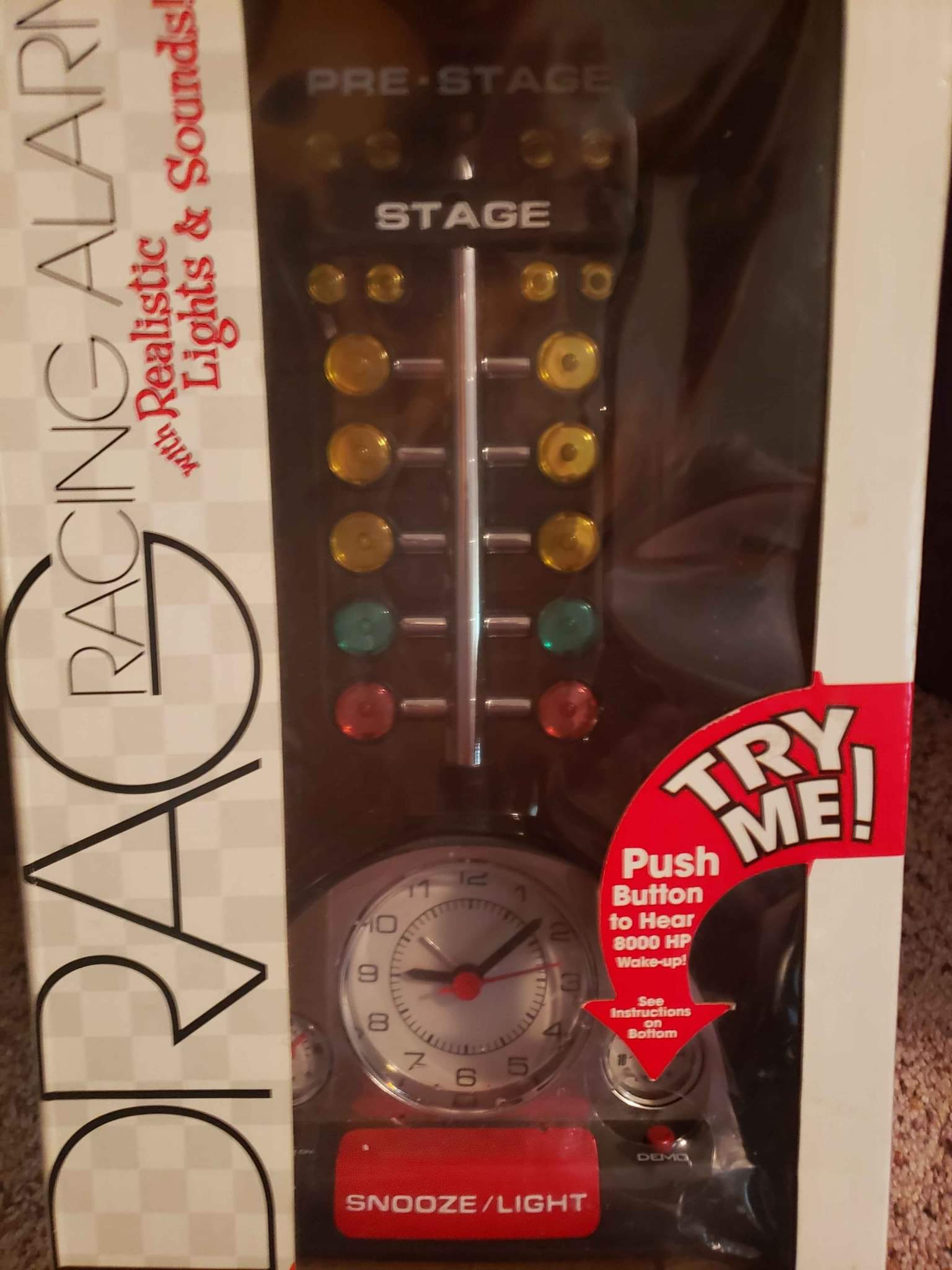 Drag Racing Realistic lights and sounds alarm clock - Alarm Clocks ...