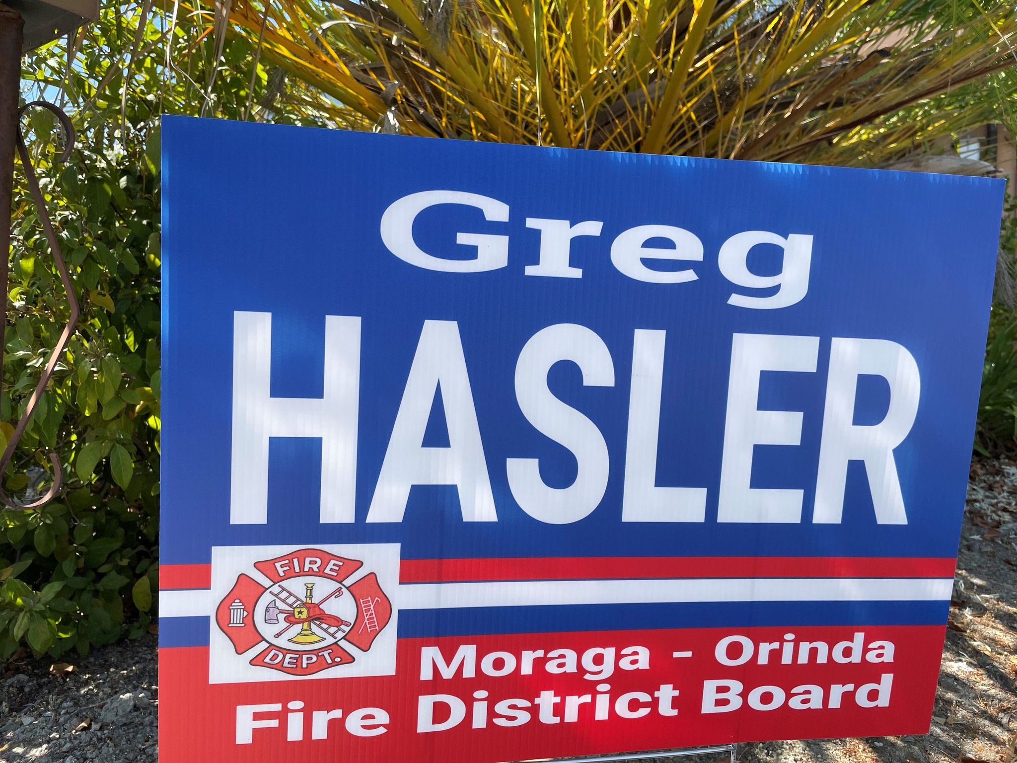 Greg Hasler for MOFD | Moraga CA