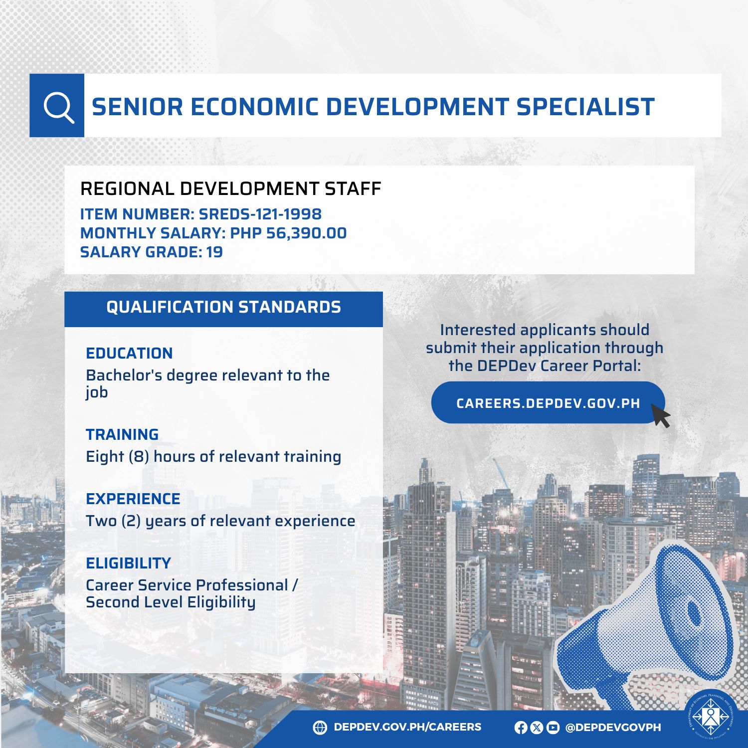DEPDev Recruitment