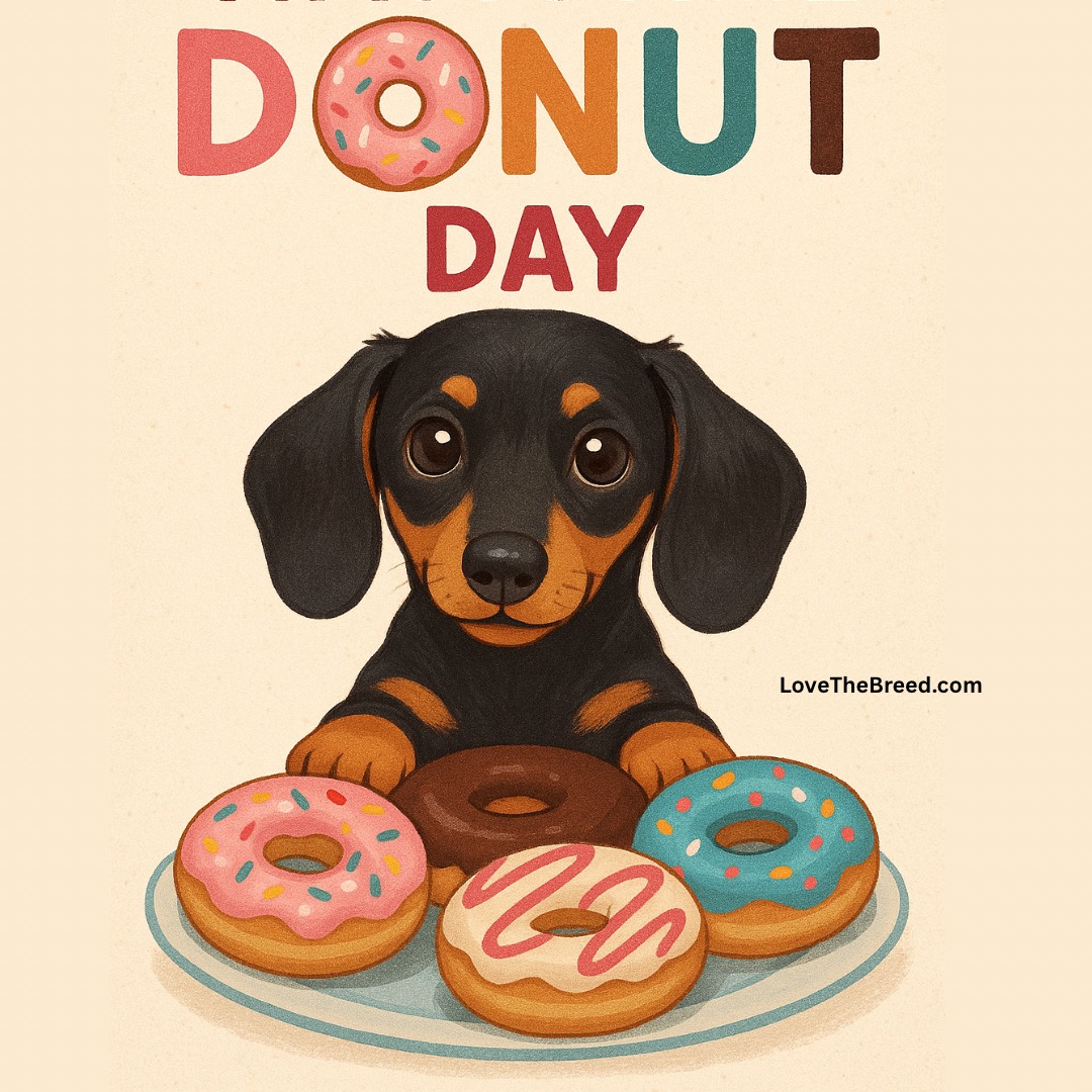 Happy National Donut Day November 5, 2025 - I love Dachshunds | Facebook