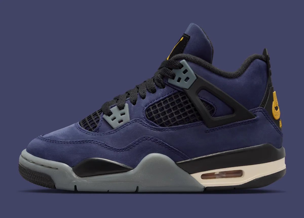OFFICIAL IMAGES: Air Jordan 4 Retro “Lakers” ??