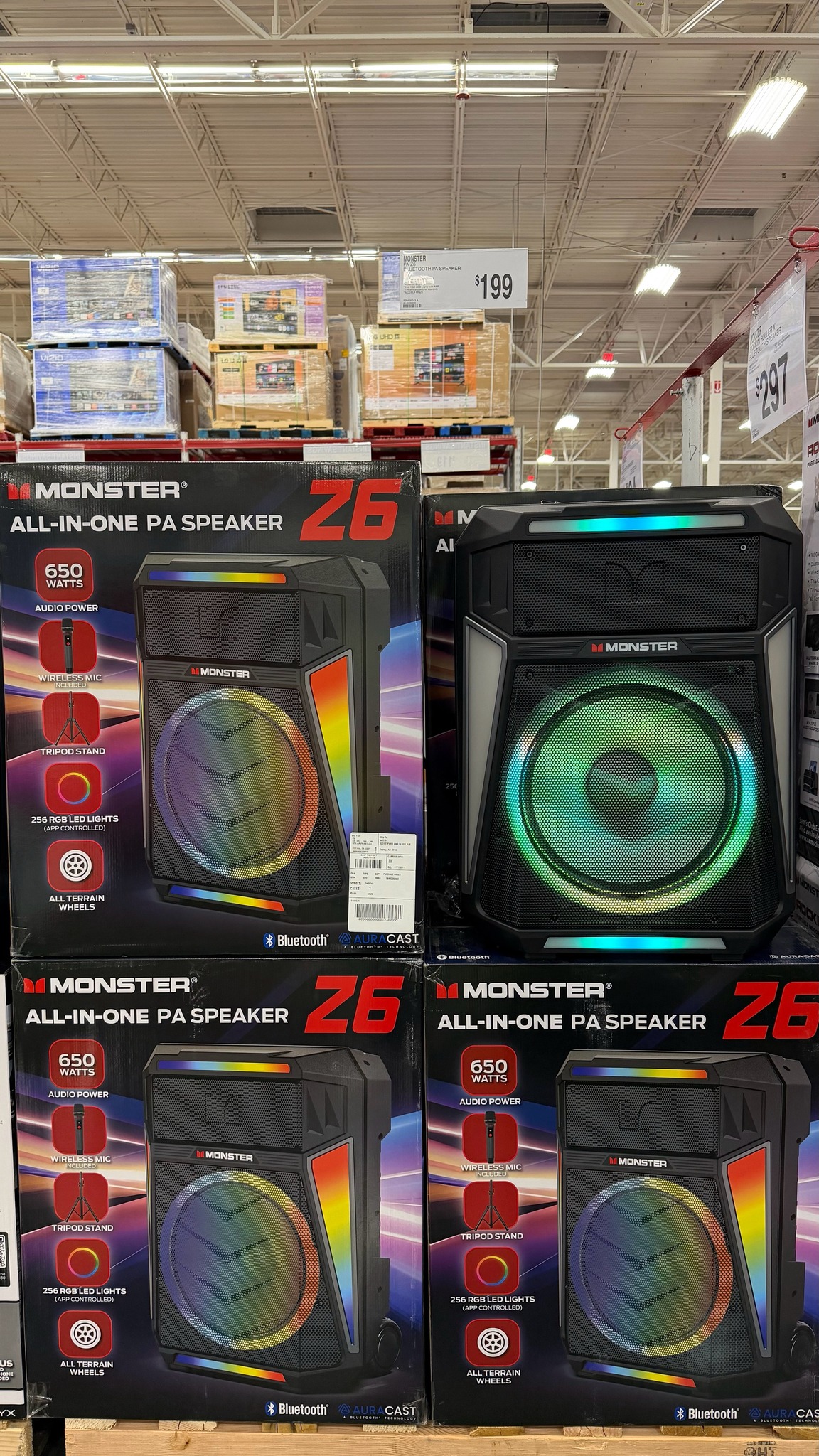 monster led party speaker