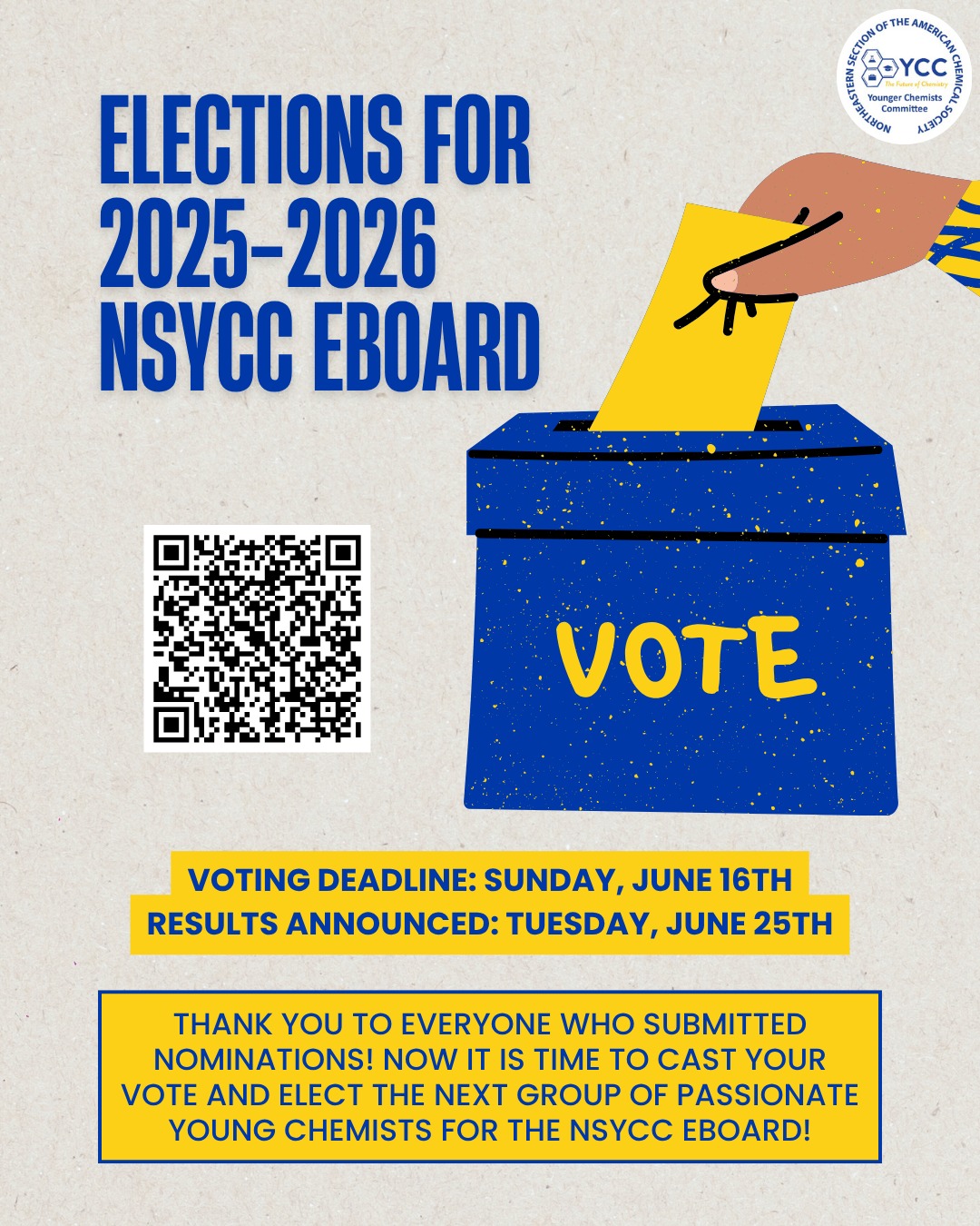 NSYCC - Voting is now open for the 2025-2026 NSYCC E-Board! Please use ...