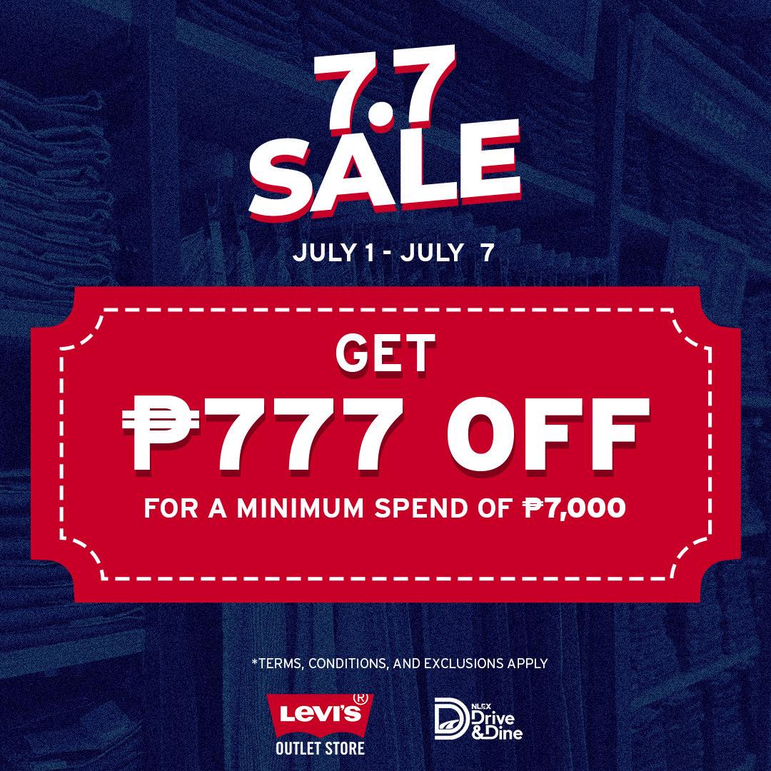 NLEX - 🎉 7.7 SALE at Levi’s Outlet Store, NLEX Drive & Dine! 🎉 Shop ...