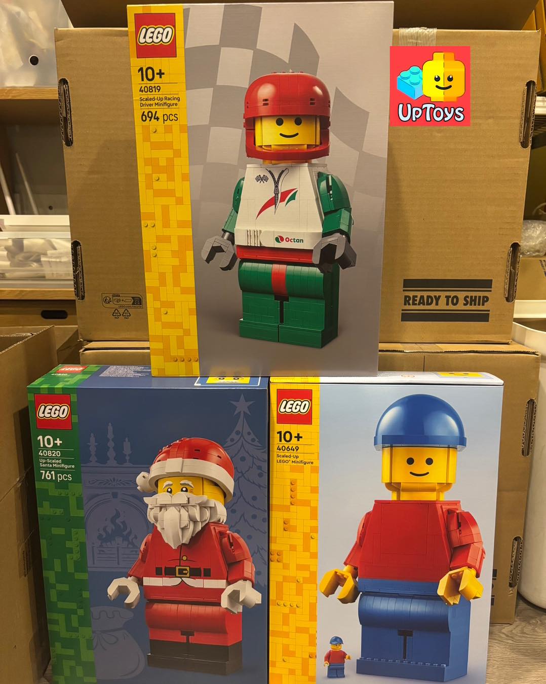 Uptoys Bricks - LEGO Scales-Up Minifigure ... | Facebook