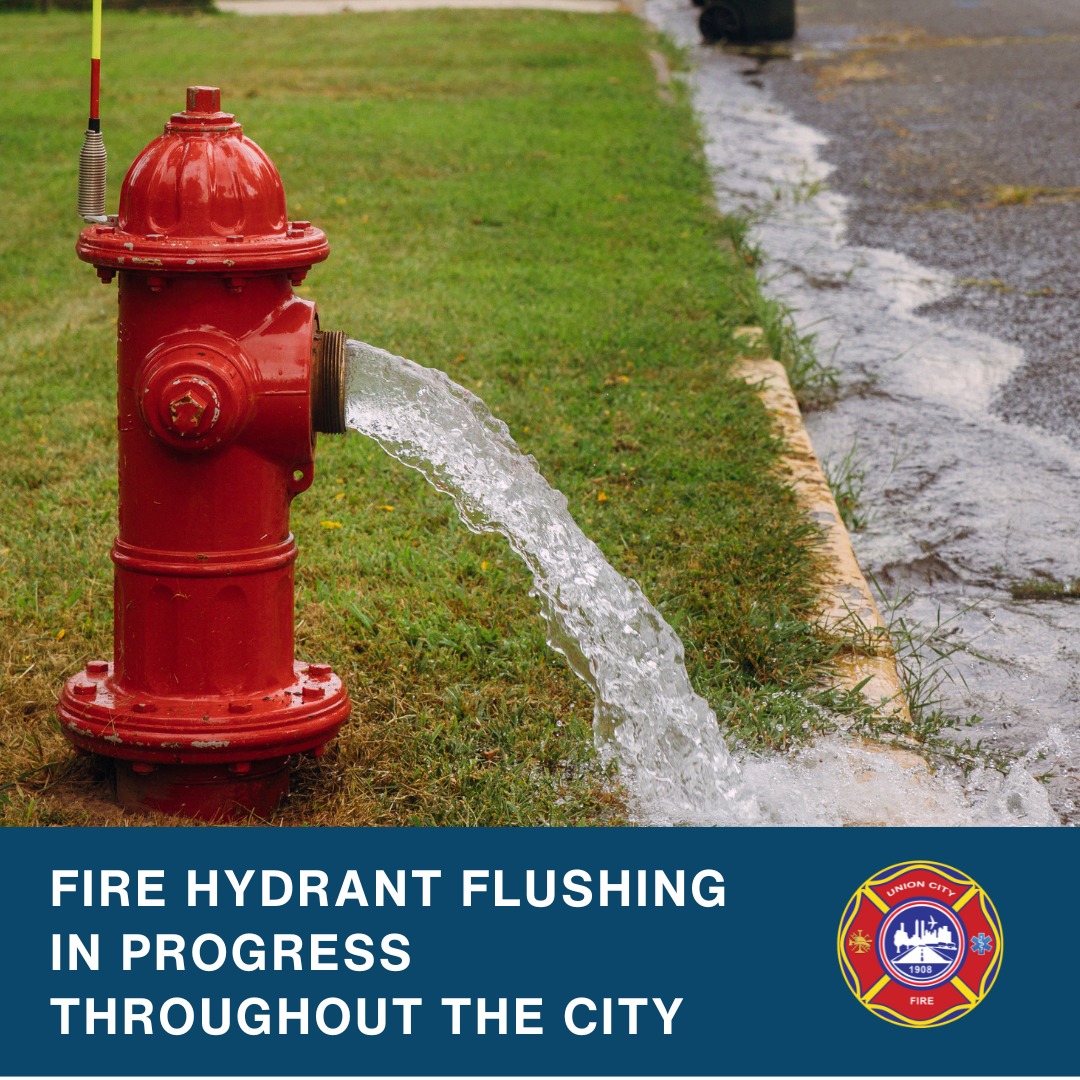 City - The Fire Department will be conducting hydrant testing and water ...