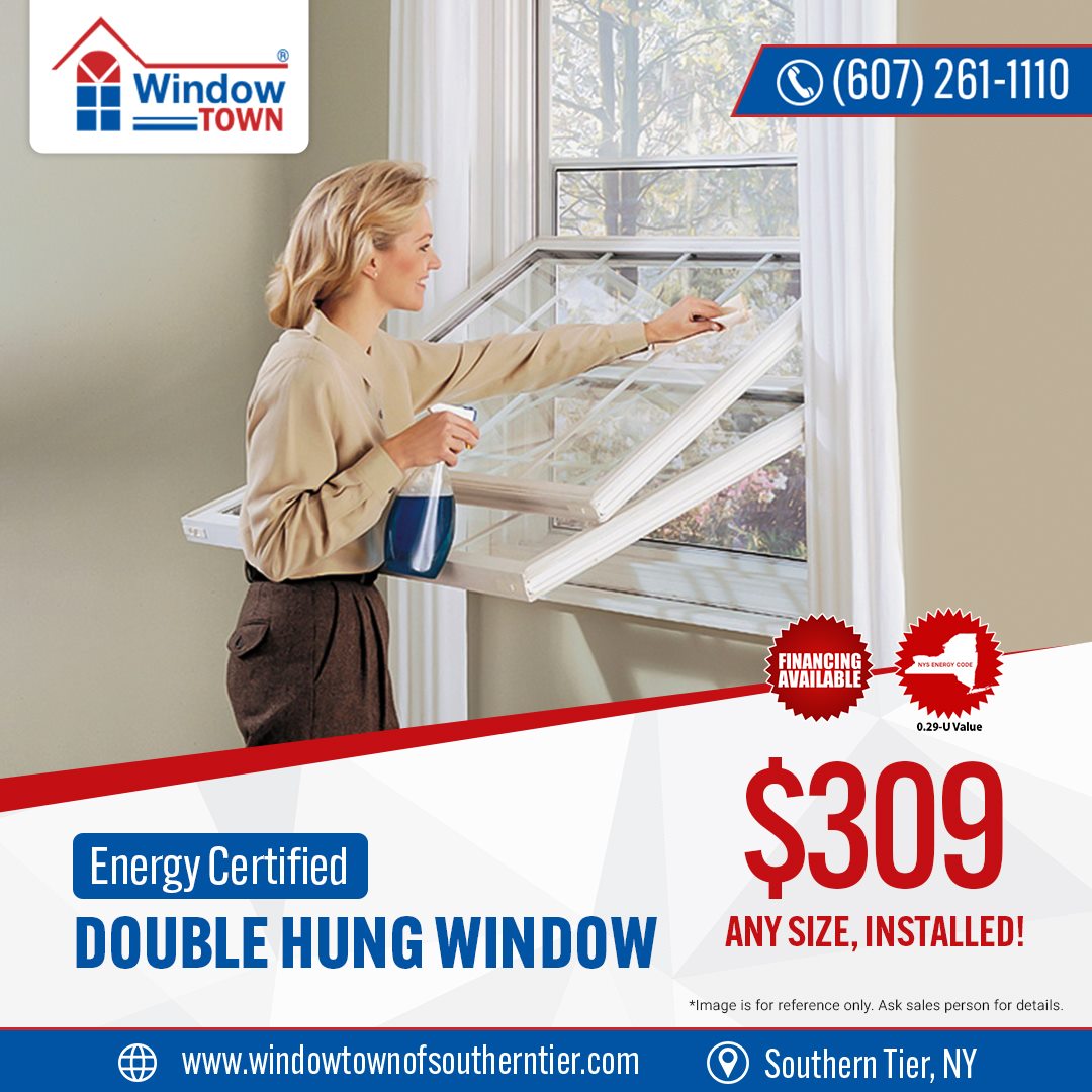 Window Town of Southern Tier - 𝐎𝐍𝐋𝐘 $𝟑𝟎𝟗 𝐟𝐨𝐫 𝐖𝐡𝐢𝐭𝐞 𝐃𝐨𝐮𝐛𝐥𝐞 𝐇𝐮𝐧𝐠 𝐖𝐢𝐧𝐝𝐨𝐰 ...