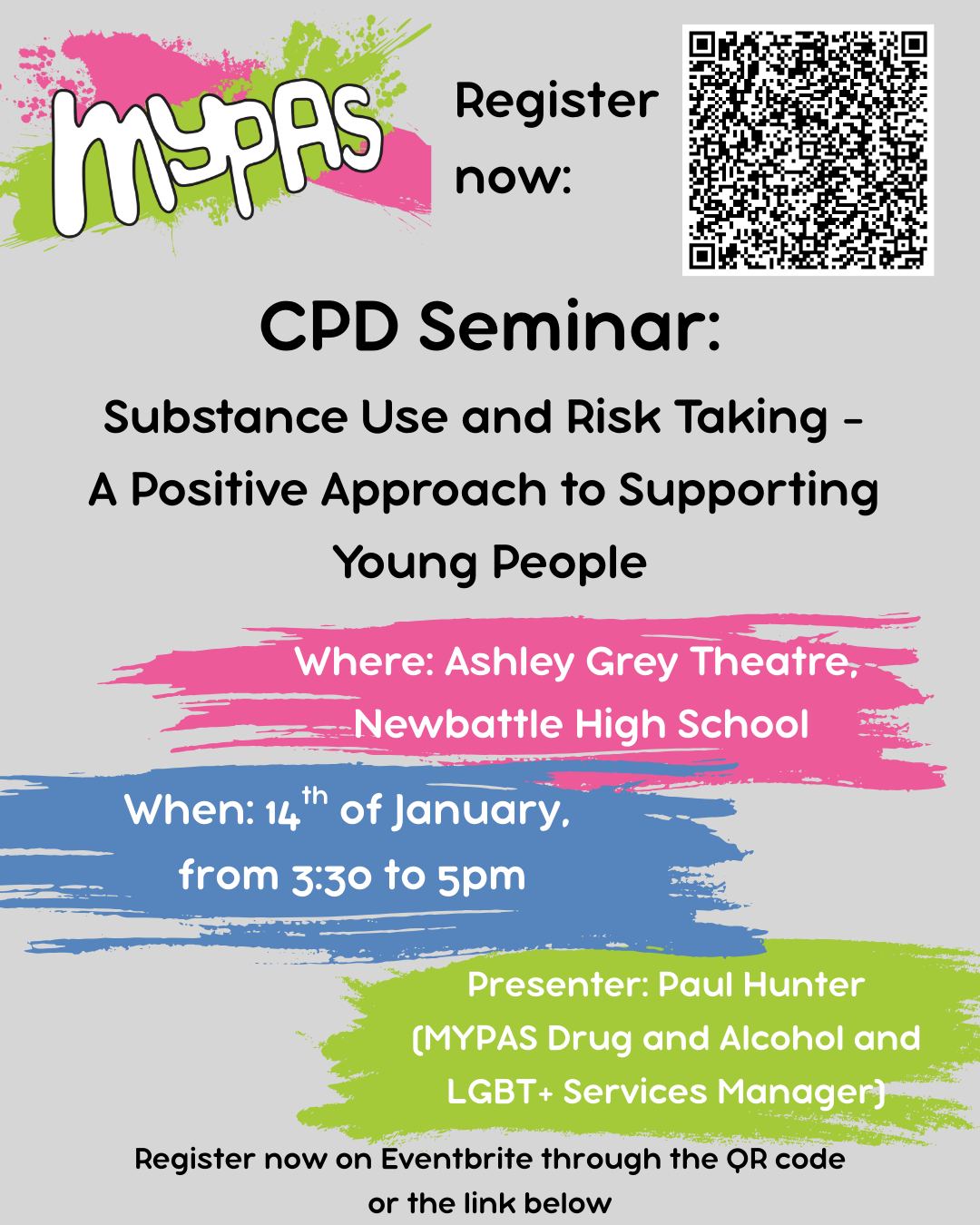 MYPAS - Attention to all professionals! 📣 Join us for this free CPD ...