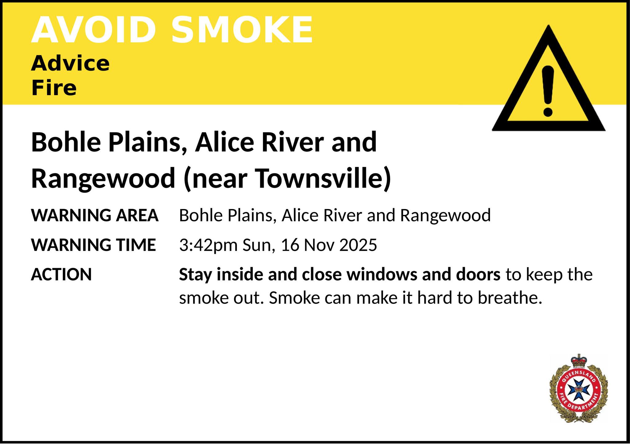 Queensland - For all current warnings, updates and mapping go to https ...