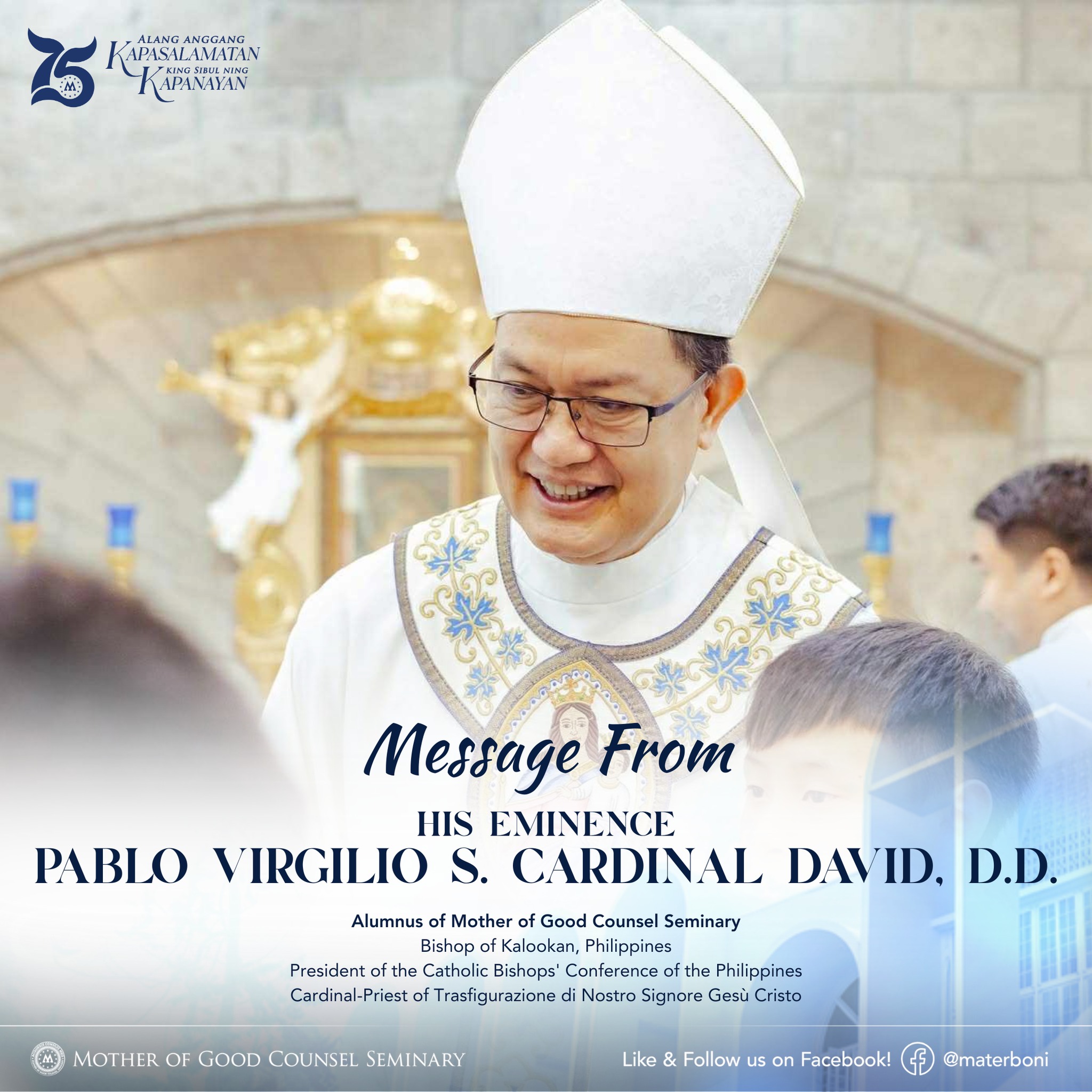 Mother - Message to the Alumni of the Mother of Good Counsel Seminary ...