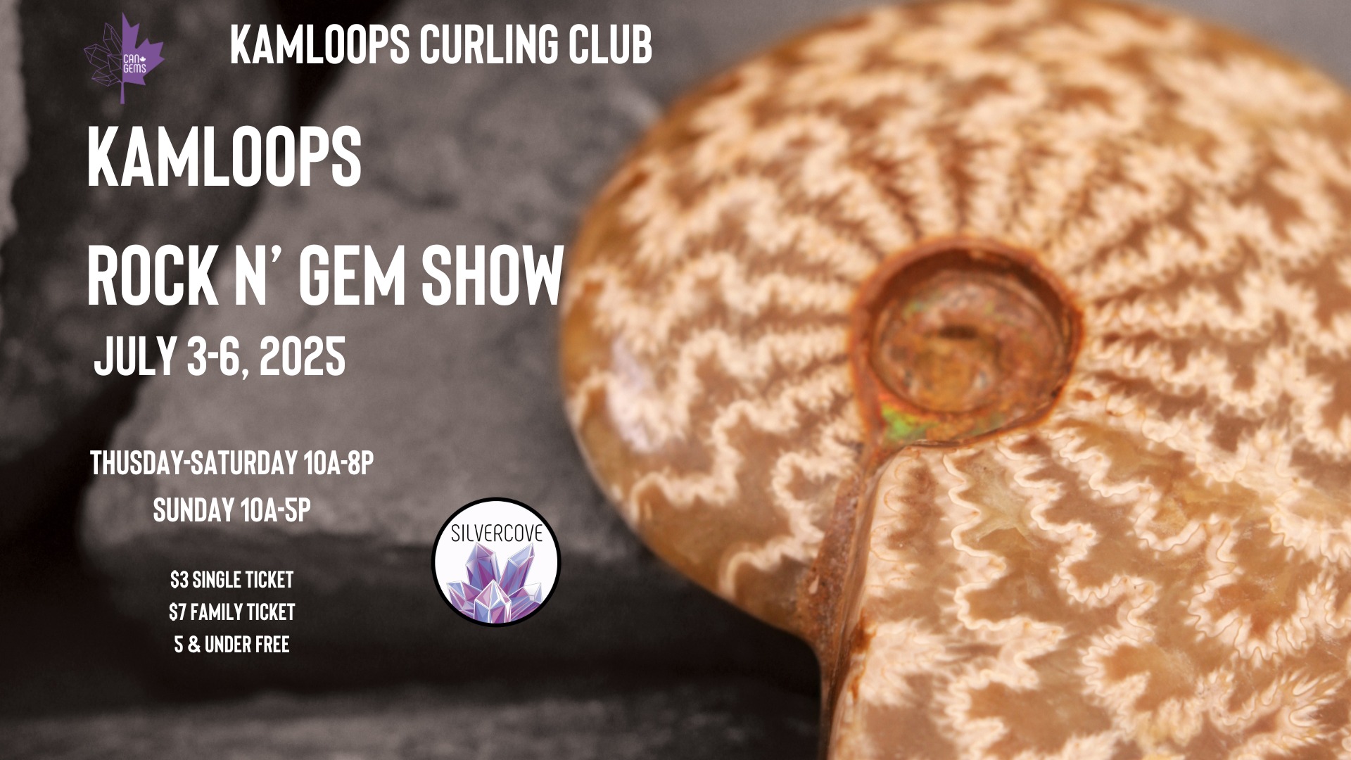 💎 Kamloops, we’re back with another... - Canada Gem Shows | Facebook