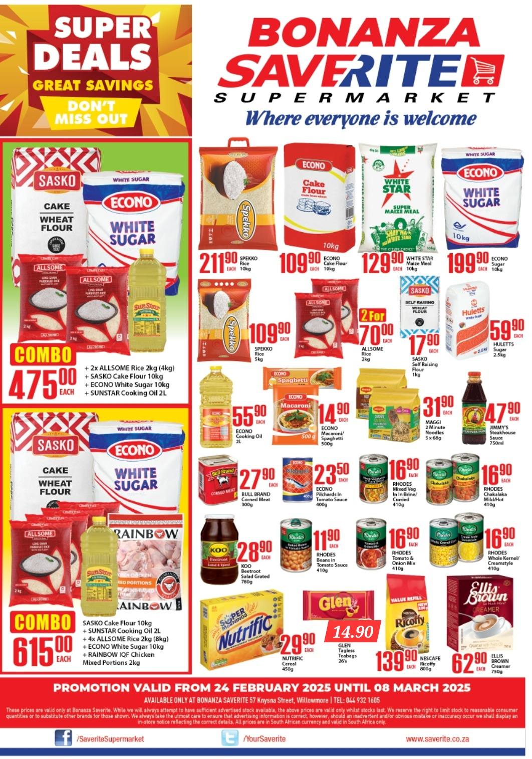 Saverite Supermarket / Overland On The Rocks Liquors Willowmore ...