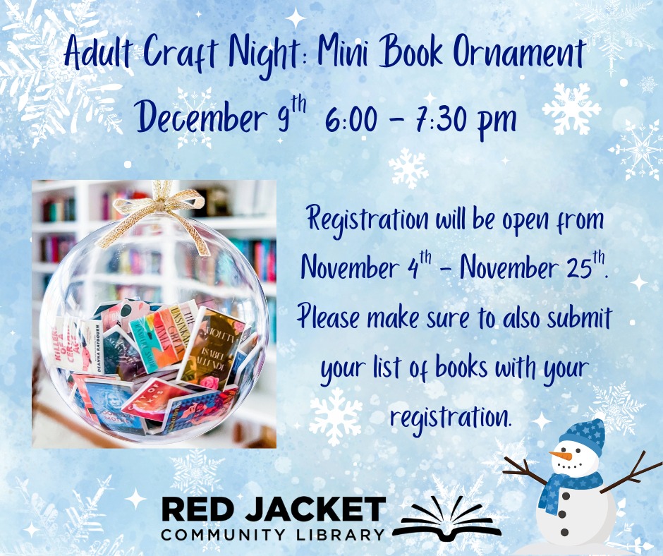Adult Craft Night: Make A Mini Book Ornament