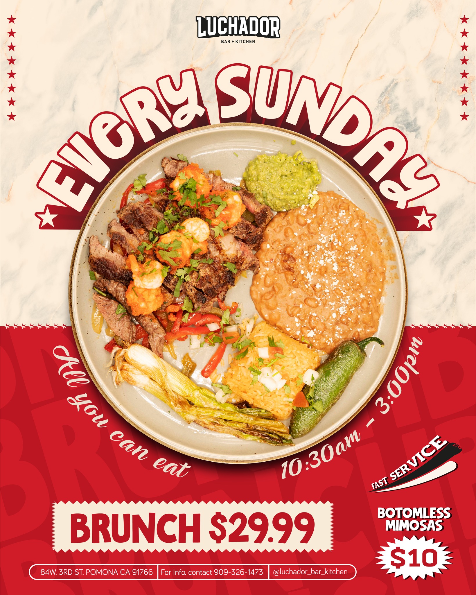 Luchador - 🍳🔥 SUNDAY BRUNCH IS LOADED! 🔥🍳 Every Sunday at Luchador Bar ...
