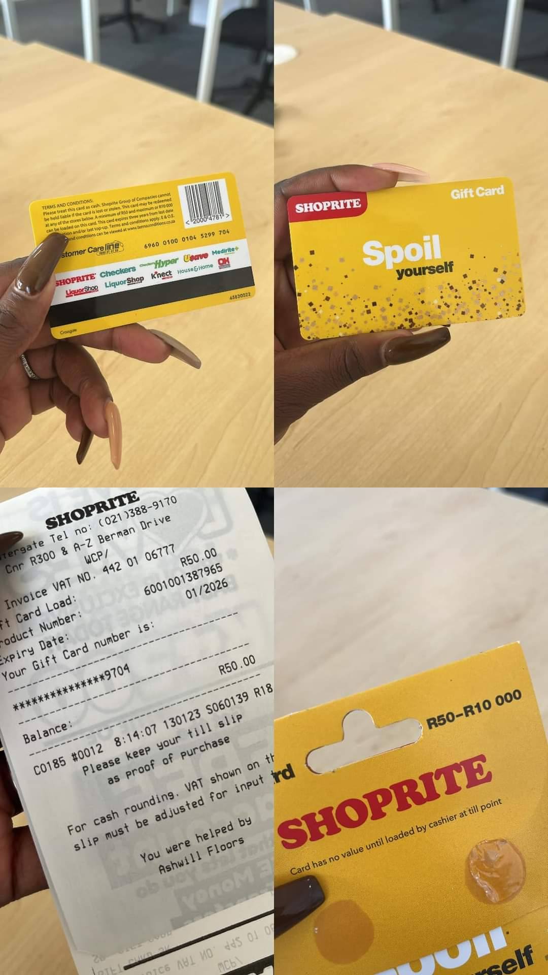 Shoprite has these gift cards and you can use them the same way as stamps.  The card is free and you can load from as little as R50 and up to R10