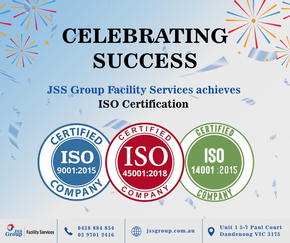 JSS - 📣 Big News! We’re now officially ISO certified in: Quality (ISO ...