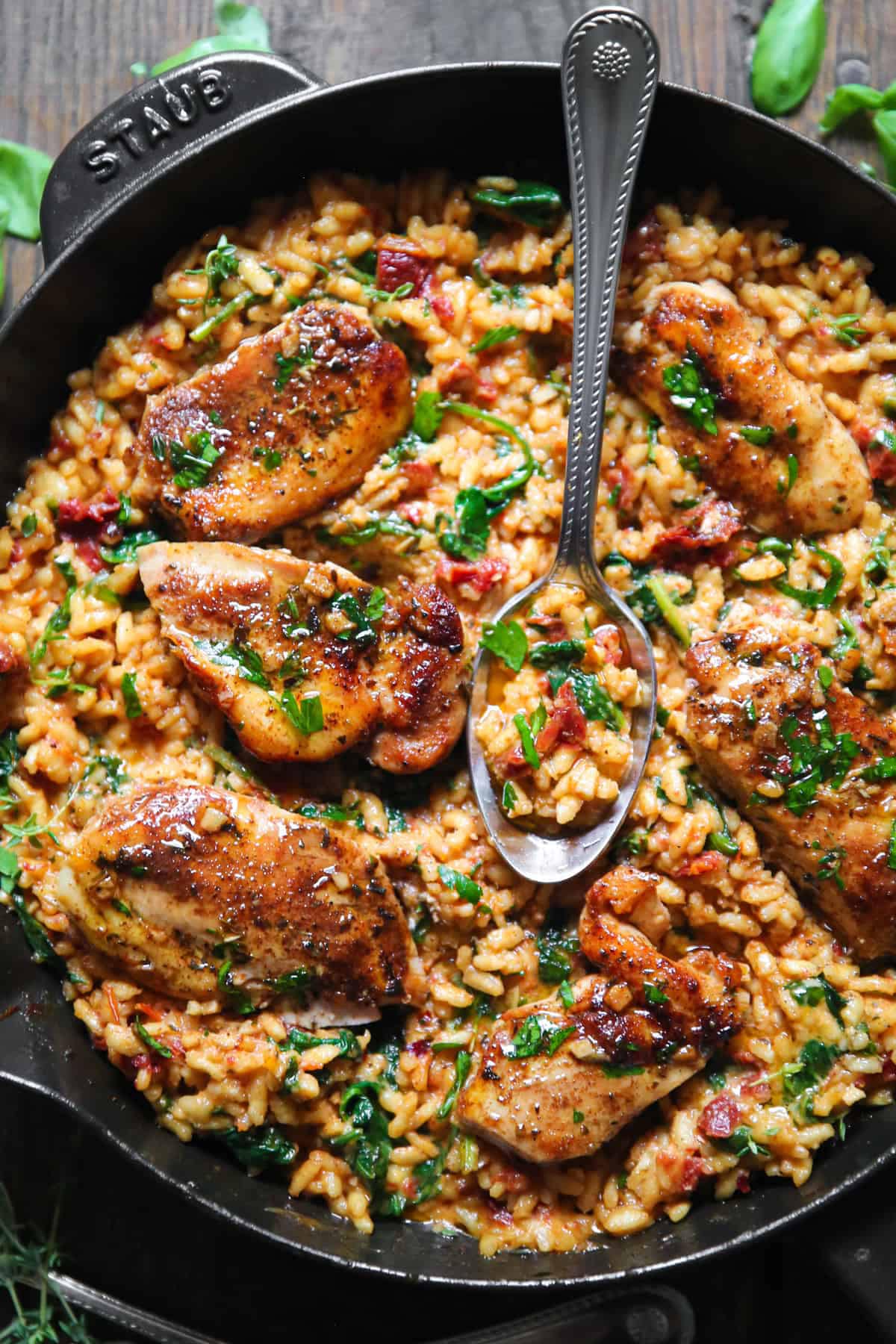 Julia's Album - Chicken Risotto with Spinach and Sun-Dried... | Facebook