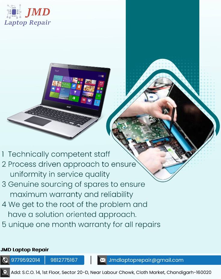 JMD Laptop Repair centre | Chandigarh