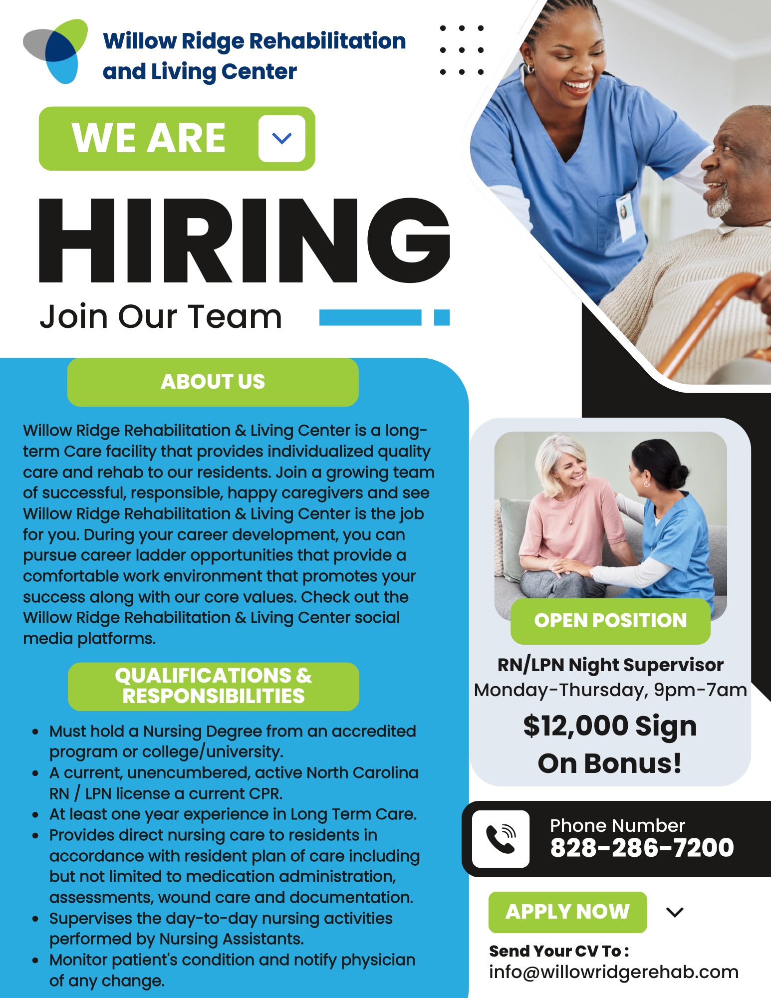 Willow Ridge Rehabilitation and Living Center | Rutherfordton NC