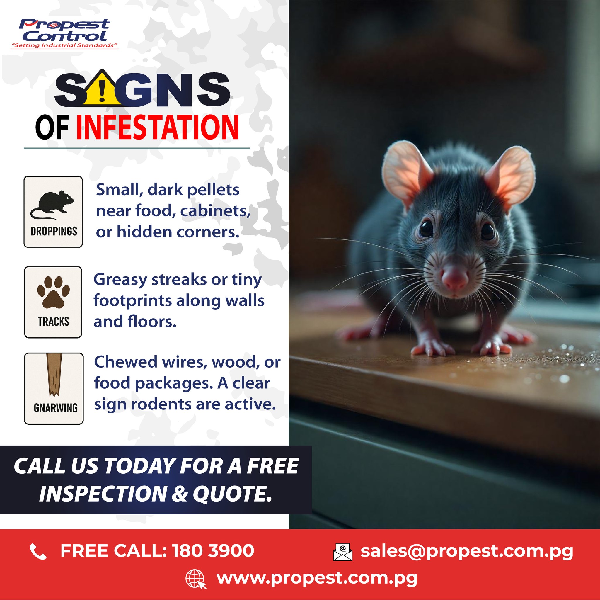 Rodent infestations often start... - ProPest Control Limited | Facebook