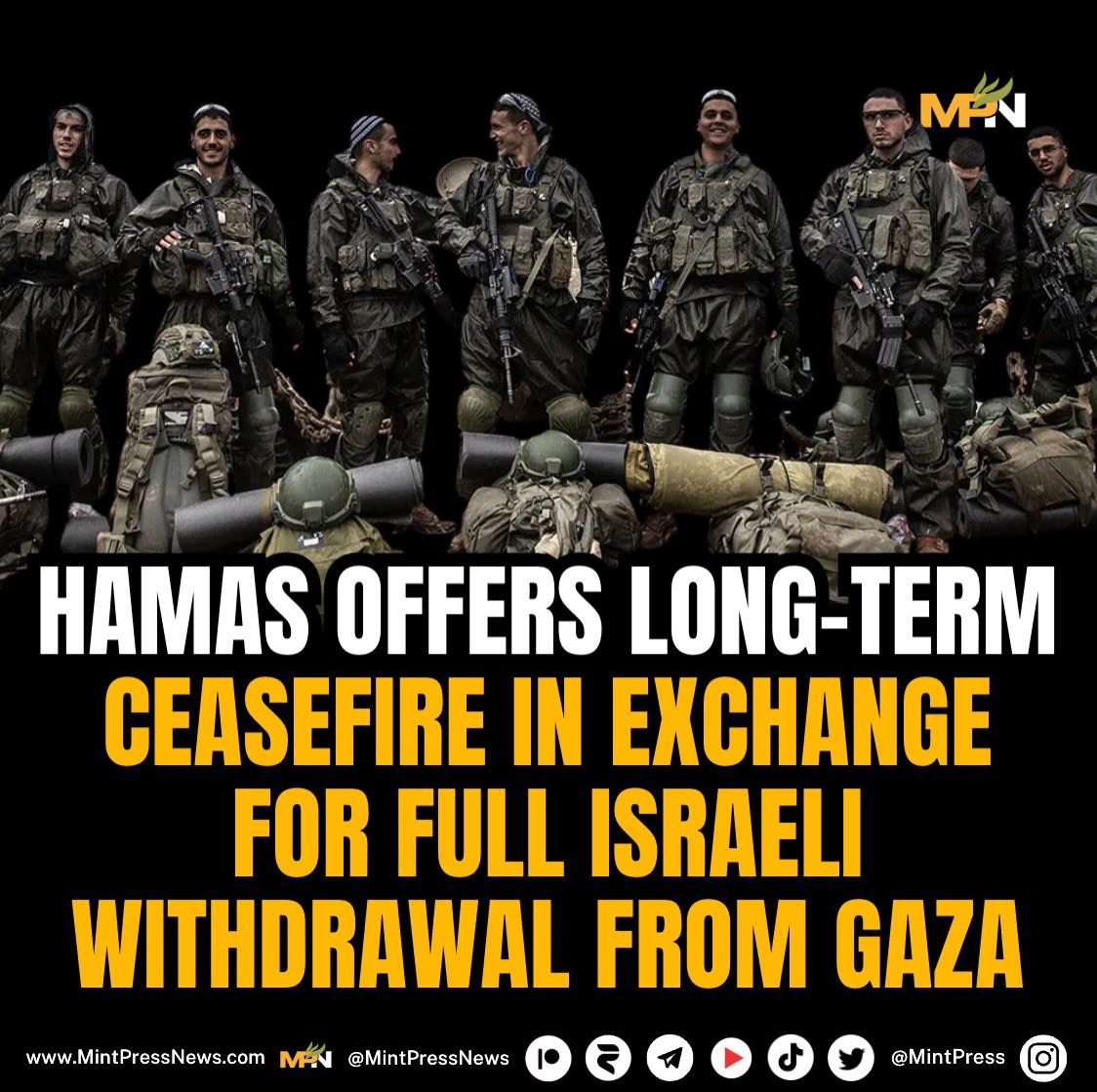 MintPress News - Hamas has reportedly told mediators it is... | Facebook