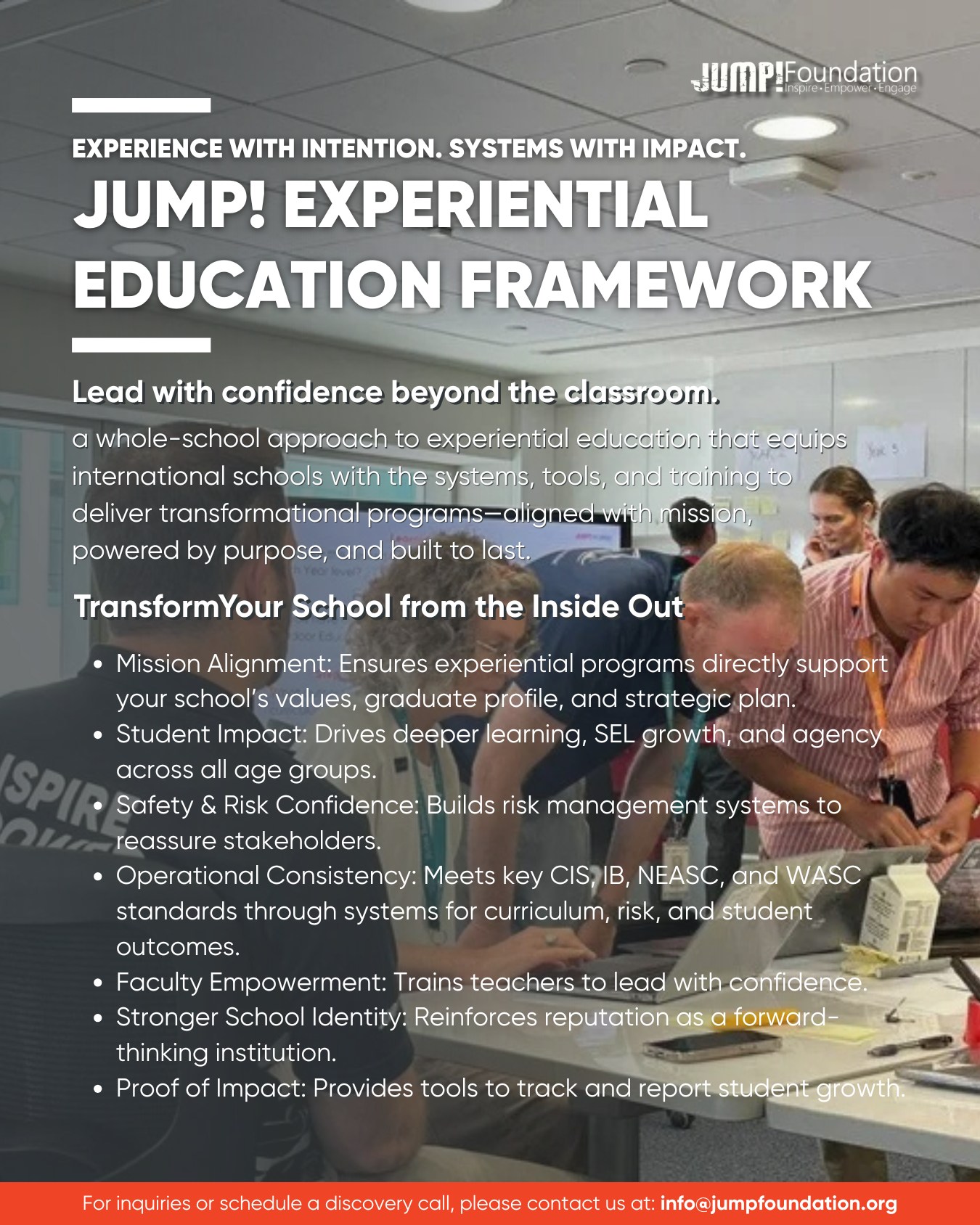 The JUMP - 🤔 What is the JUMP! Experiential Education Framework (J! EEF ...