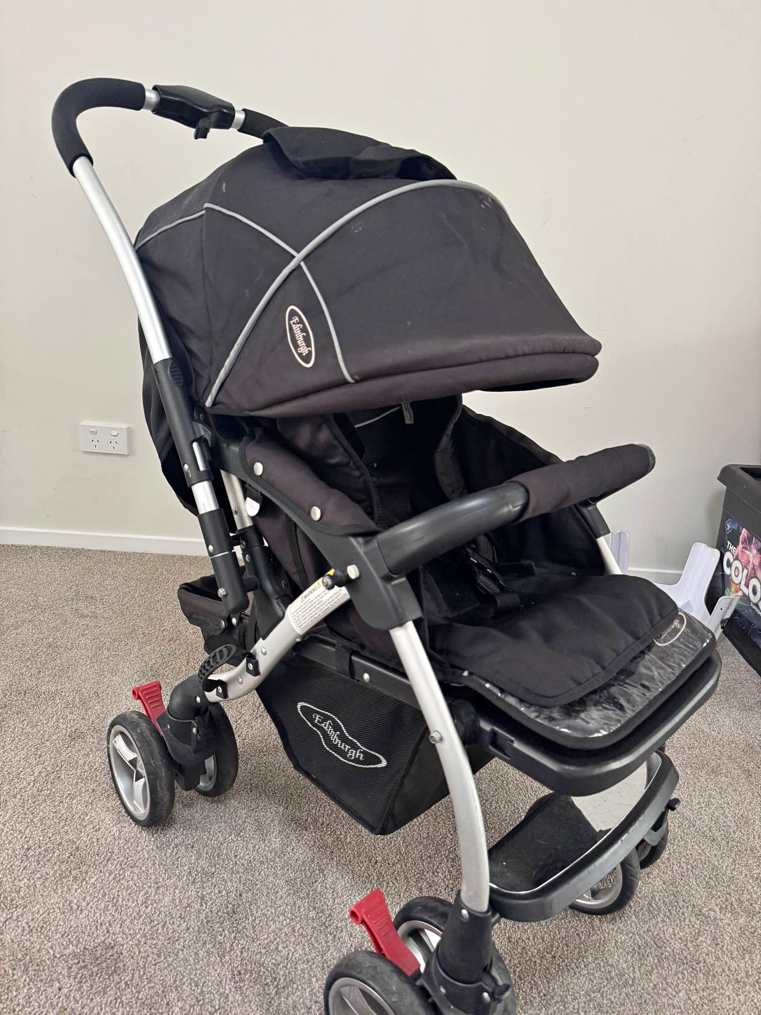 Cheapest Edinburgh 4 Wheel Baby Luxury Stroller with Reverse Handle ...