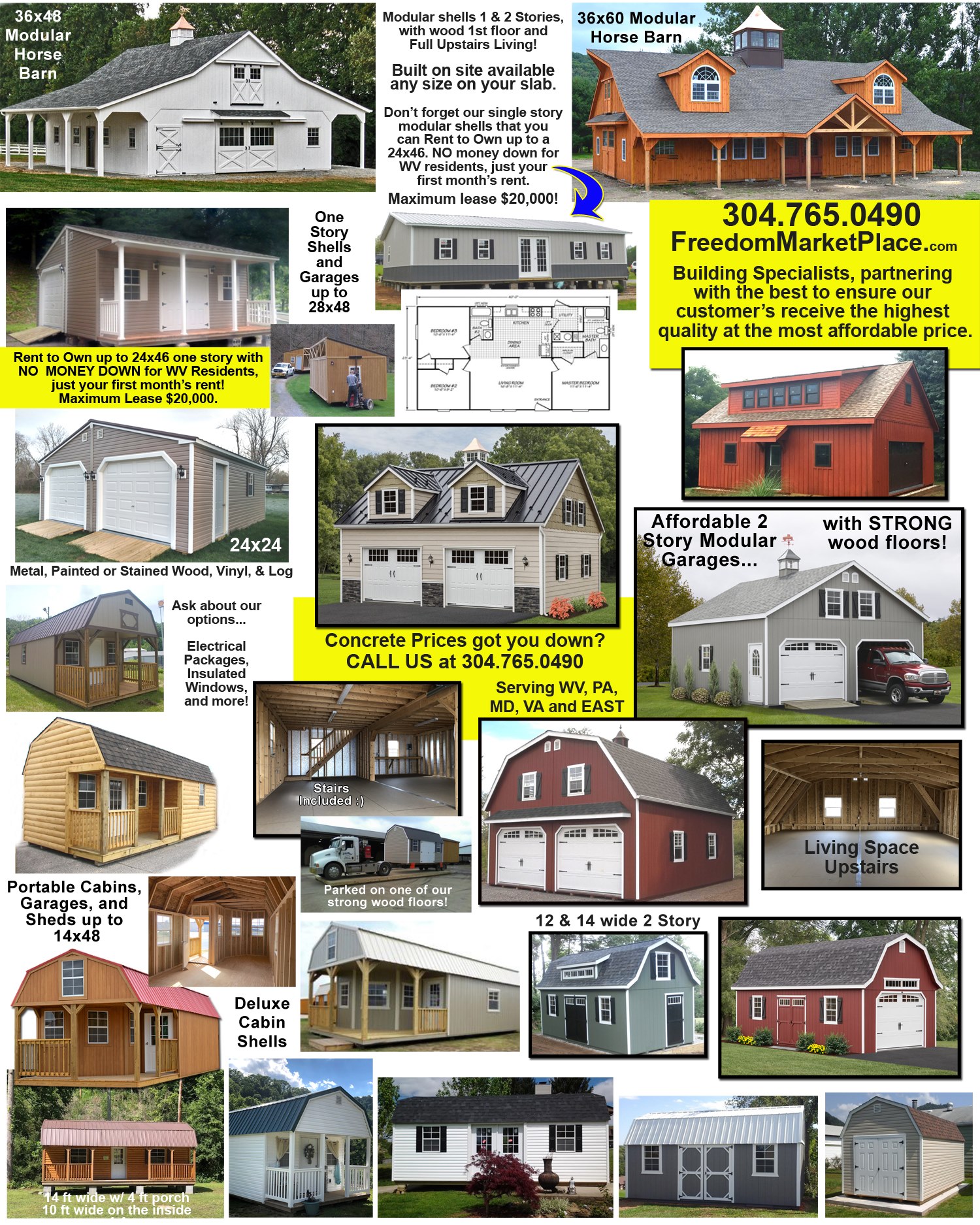 Freedommarketplace.com/shellhomes