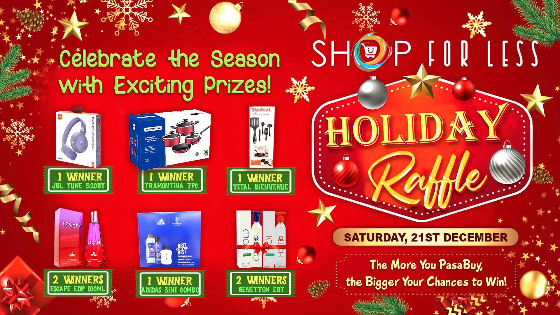 SHOP - 🎄☃️SHOP For LESS HOLIDAY RAFFLE☃️🎄 🎉Bringing Home the Magic of ...