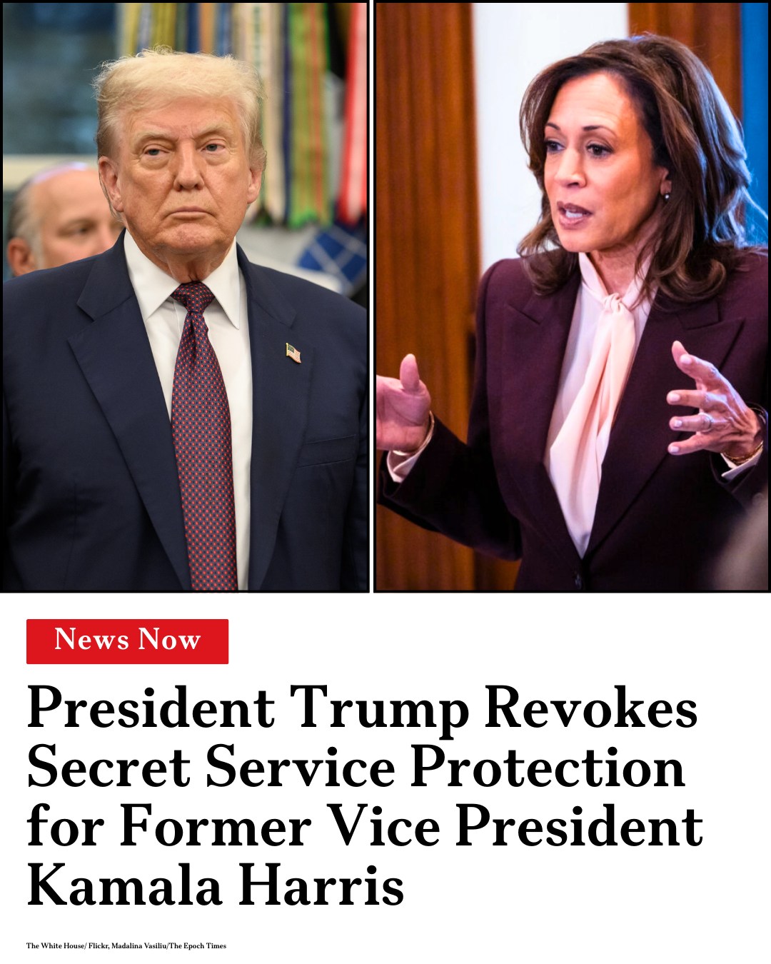 News - Secret Service Protection for Former VP Harris Revoked Kamala ...
