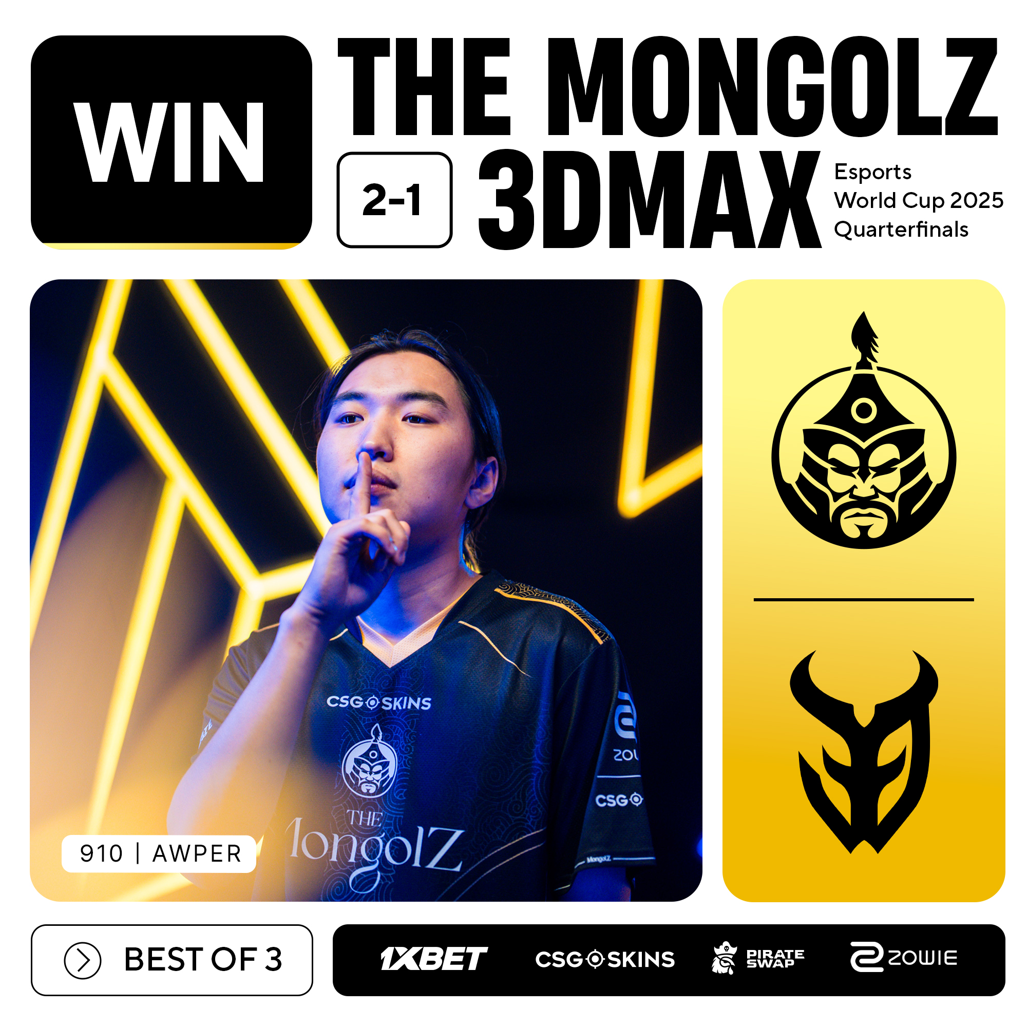 Харьцуулалт - 🇲🇳The MongolZ: 3DMAX багийг хожиж, Esports... | Facebook