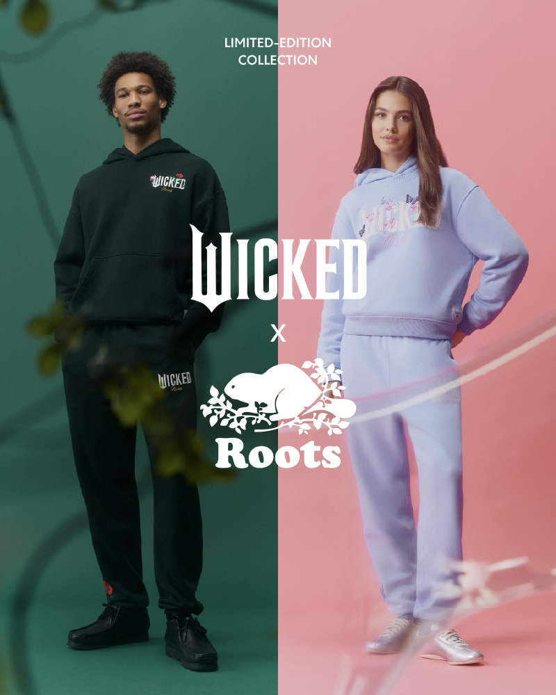 Roots Taiwan - 全新聯名系列 ｜Roots × Wicked 魔法壞女巫 限量登場 ... | Facebook