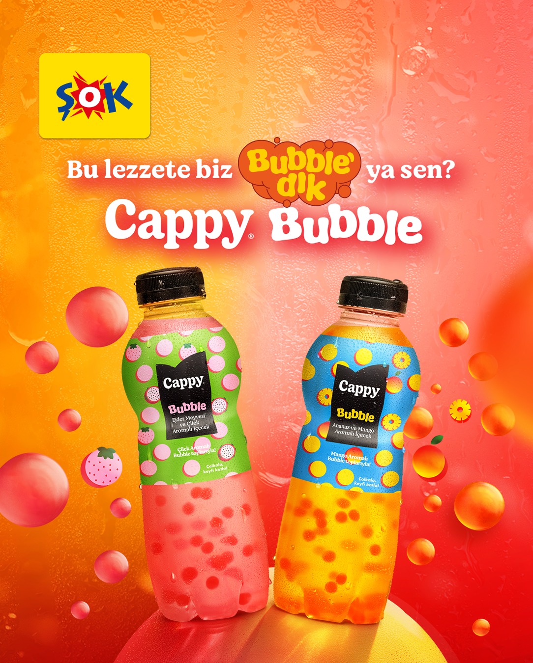 Şok - Bu lezzete biz Bubble’dık ya sen? 🫧 Cappy Bubble şimdi hem ŞOK’ta ...