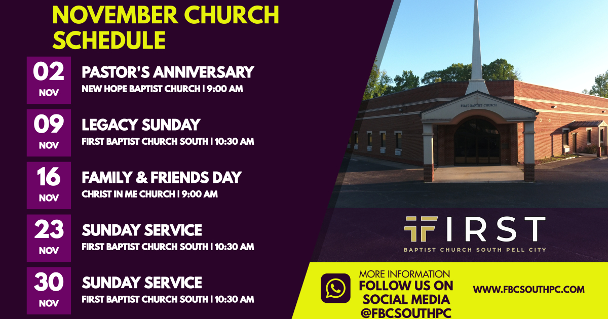 🍂 November at... - First Baptist Church South Pell City | Facebook