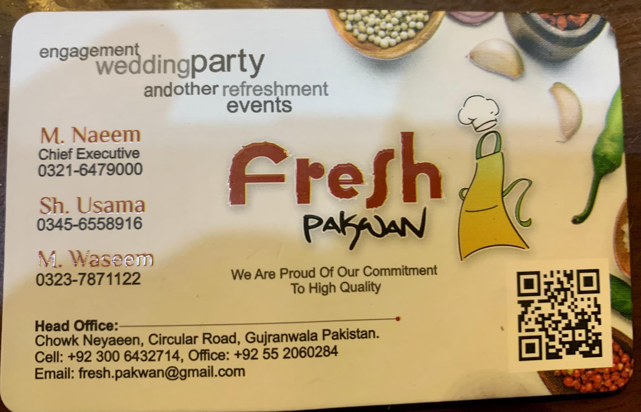 Fresh Pakwan | Gujranwala