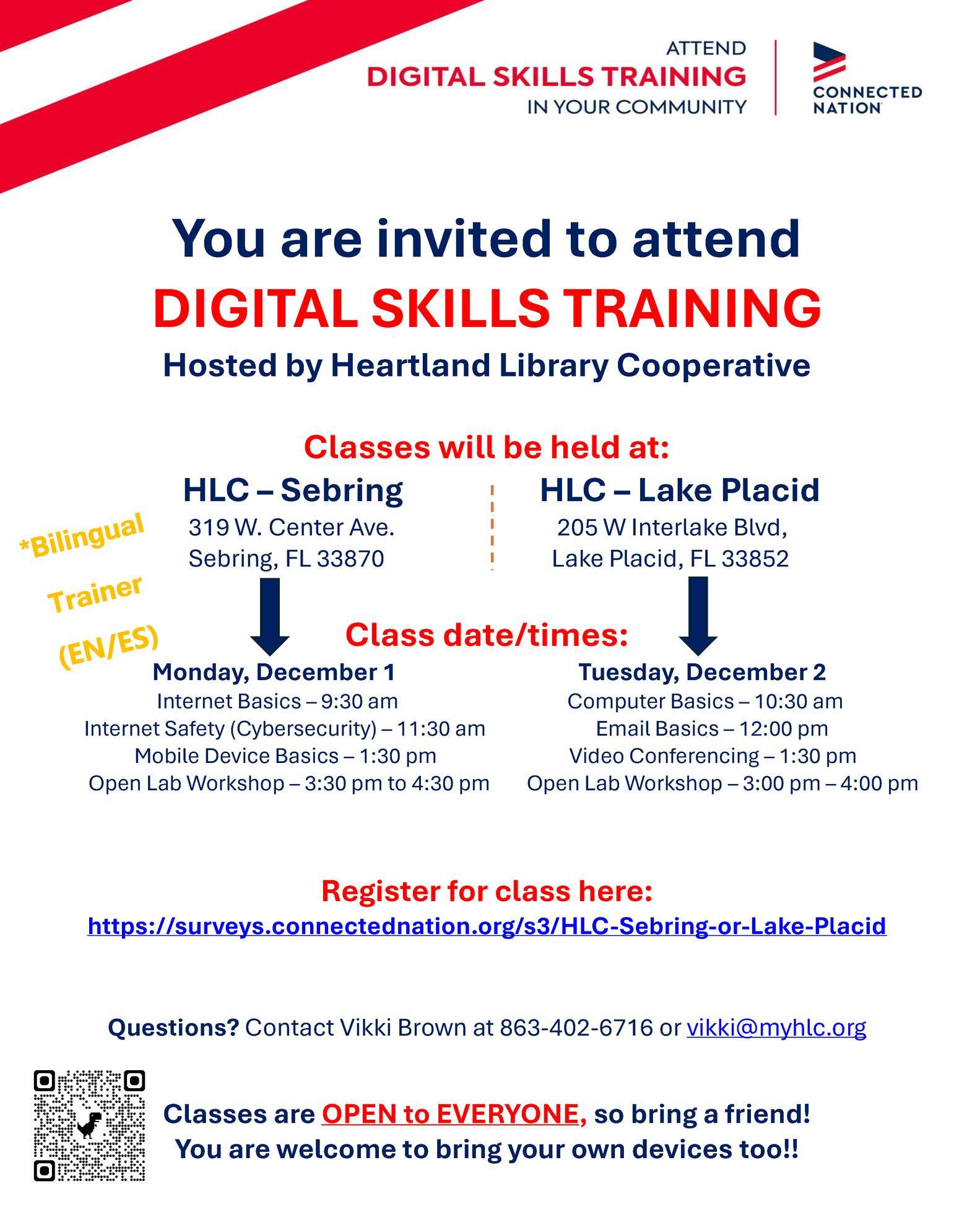 Highlands - Announcement! 🎉 Free Digital Skills Training Workshops at ...