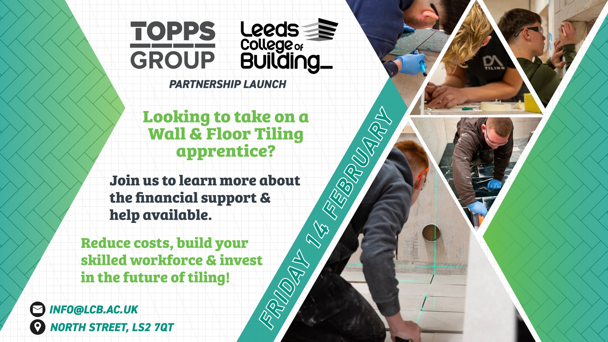 Leeds College of Building - We're partnering up with Topps Tiles to ...