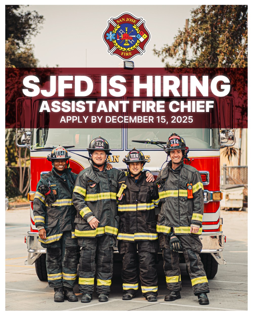 🔥 Now Hiring: Assistant Fire... - San José Fire Department | Facebook