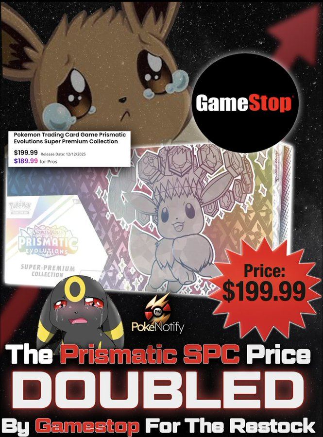 gamestop pokemon cards prismatic evolution TCG: Scarlet & VioletPrismatic Evolutions Binder Collection : Toys & Games ready to evolve thanks to its Rainbow DNA Gamestop posted the Prismatic Evolutions