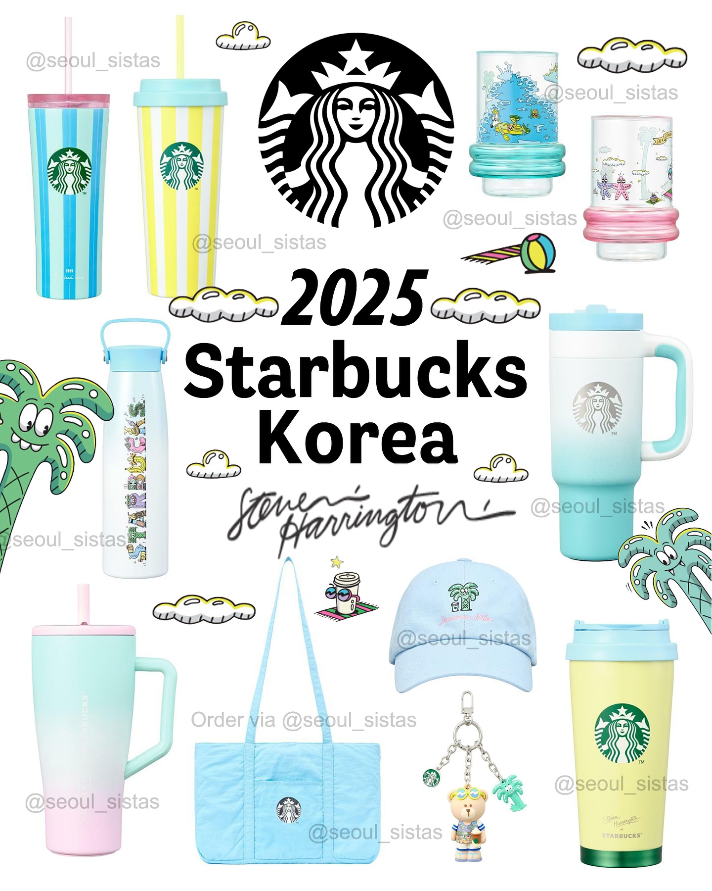 ☀️STEVEN HARRINGTON + STARBUCKS KOREA? Click link in bio to 