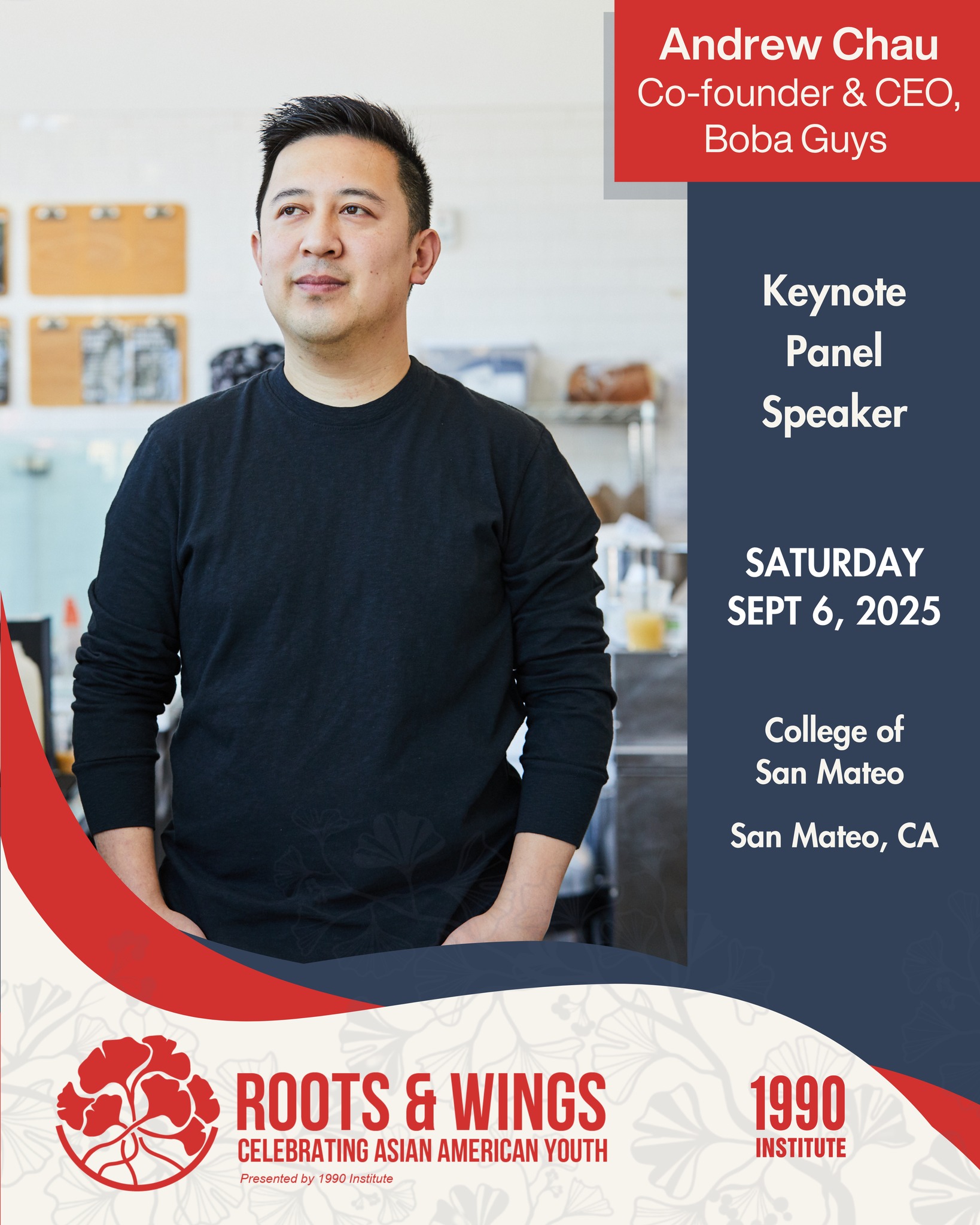 1990 Institute - 🧋 Meet Andrew Chau, Co-founder and CEO of... | Facebook
