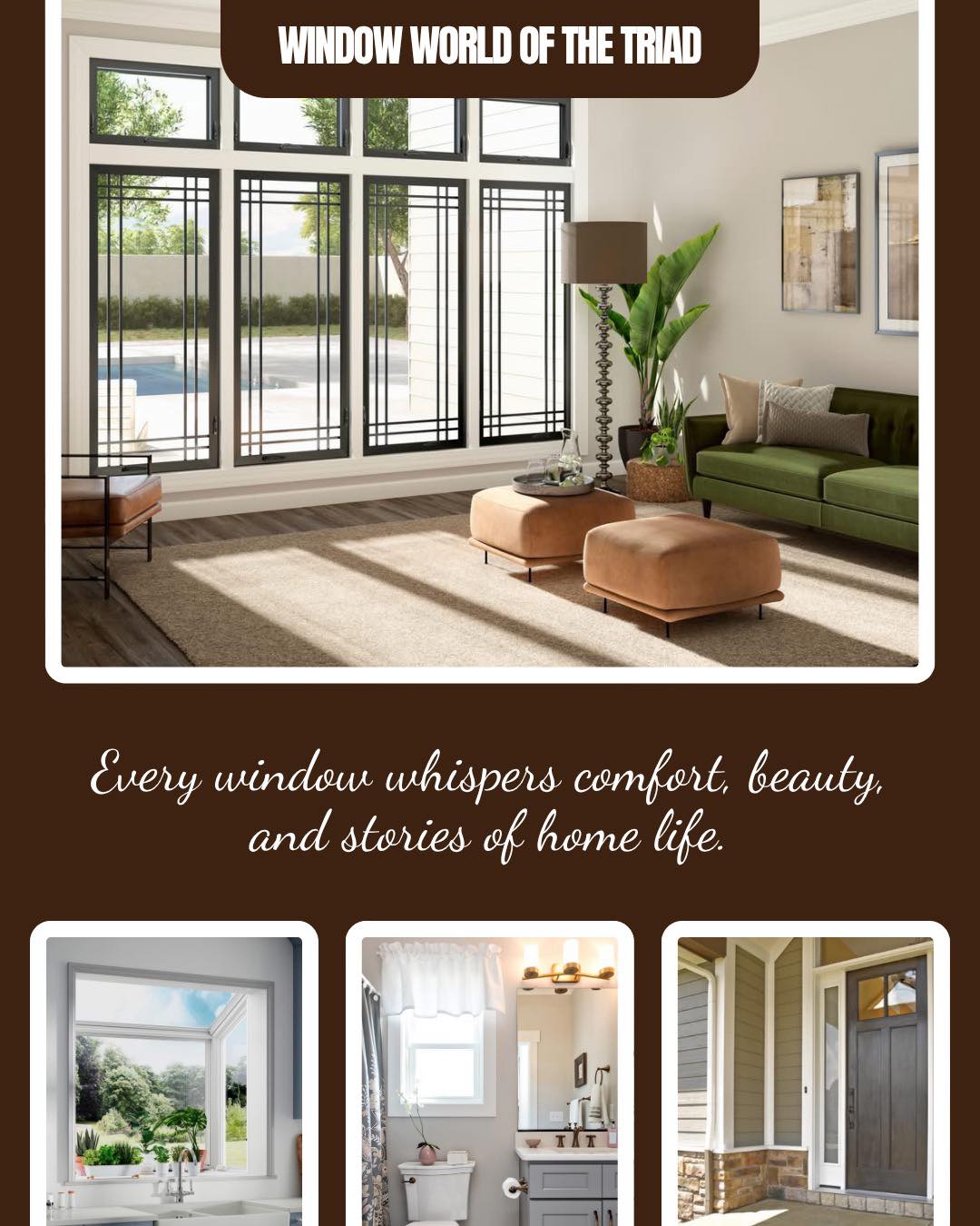 🪟 Every Window Tells a Story —... - Window World of the Triad | Facebook
