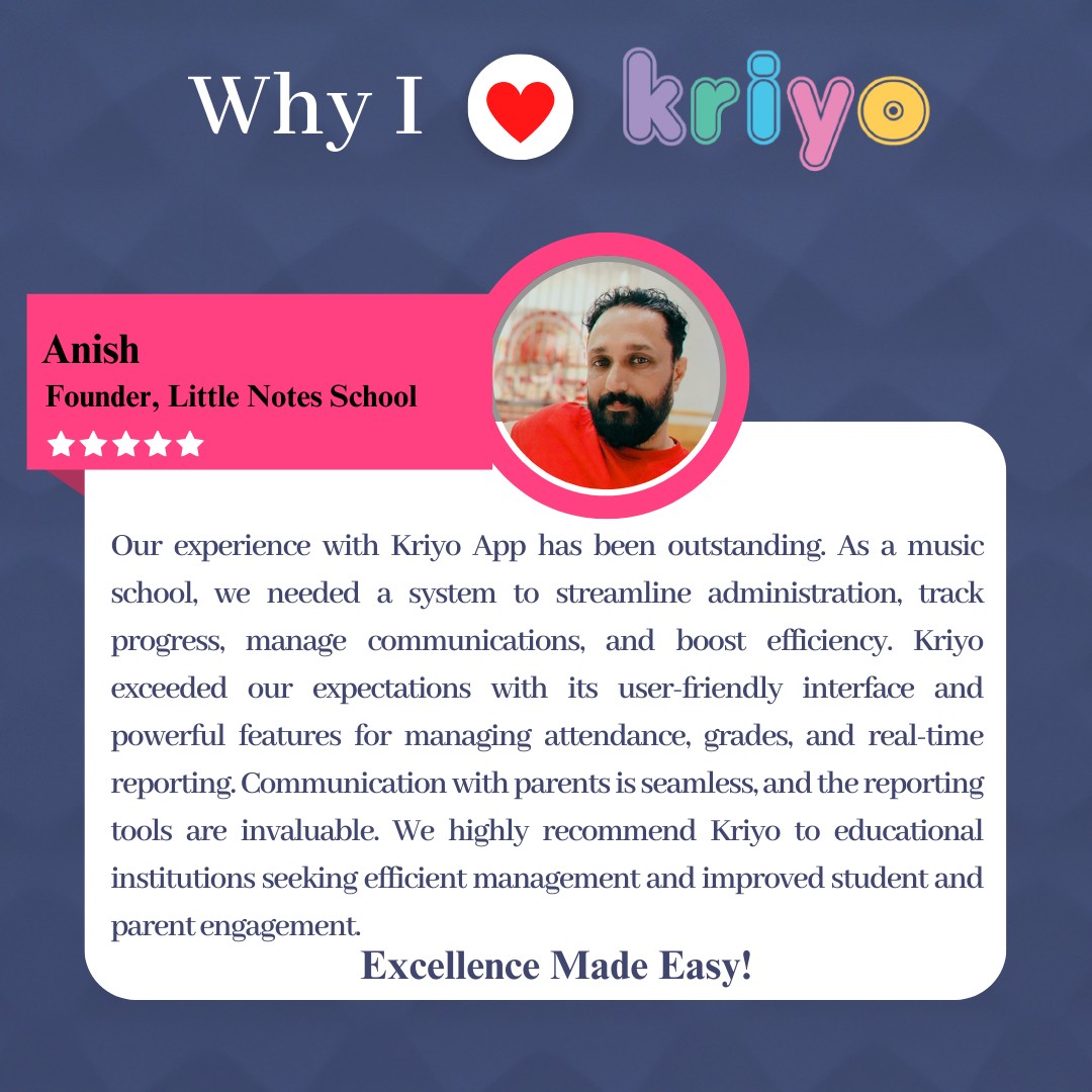 Kriyo... - Kriyo #1 App for School & Childcare Management | Facebook