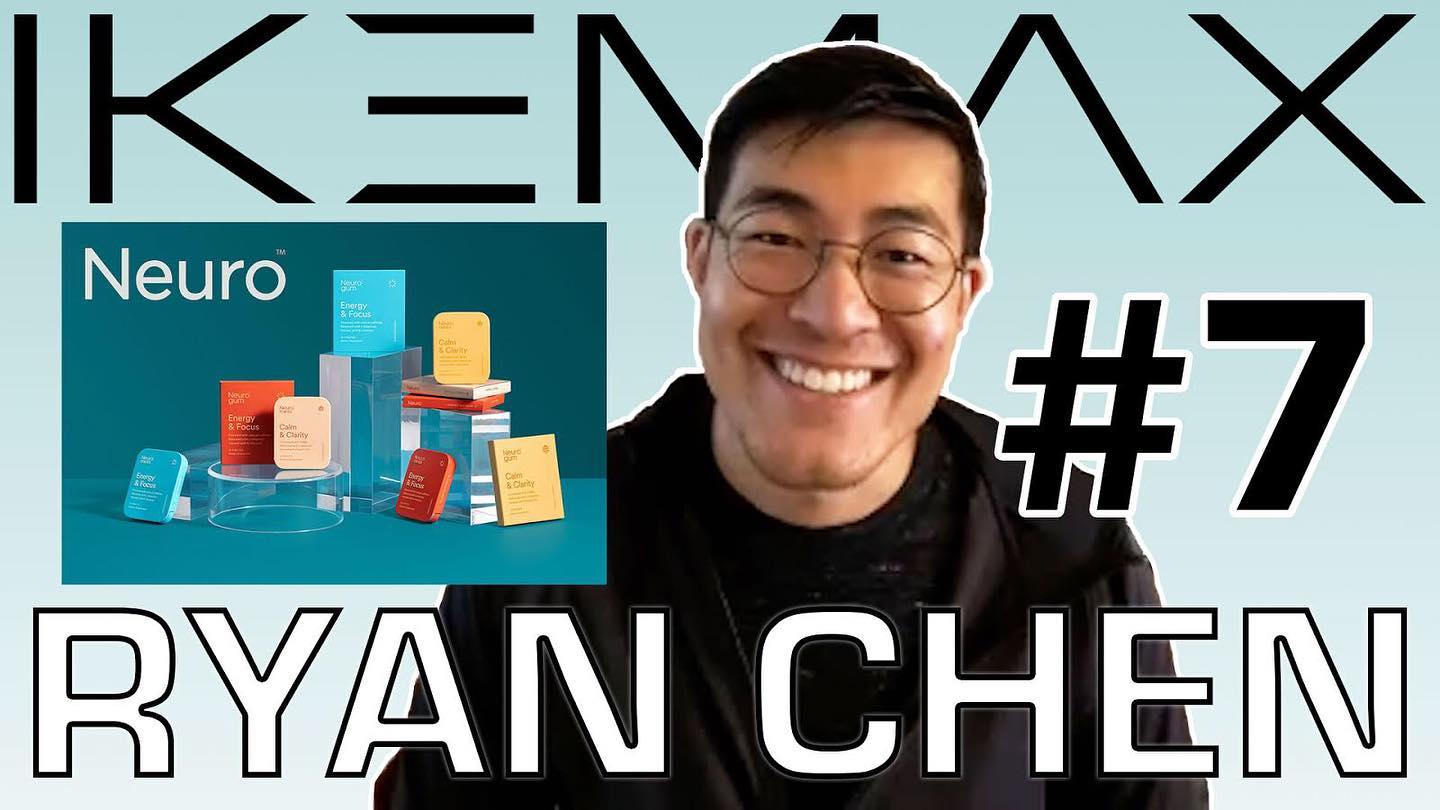 Ikemax - Episode with Ryan, co-founder of Neuro and named to Forbes 30 ...