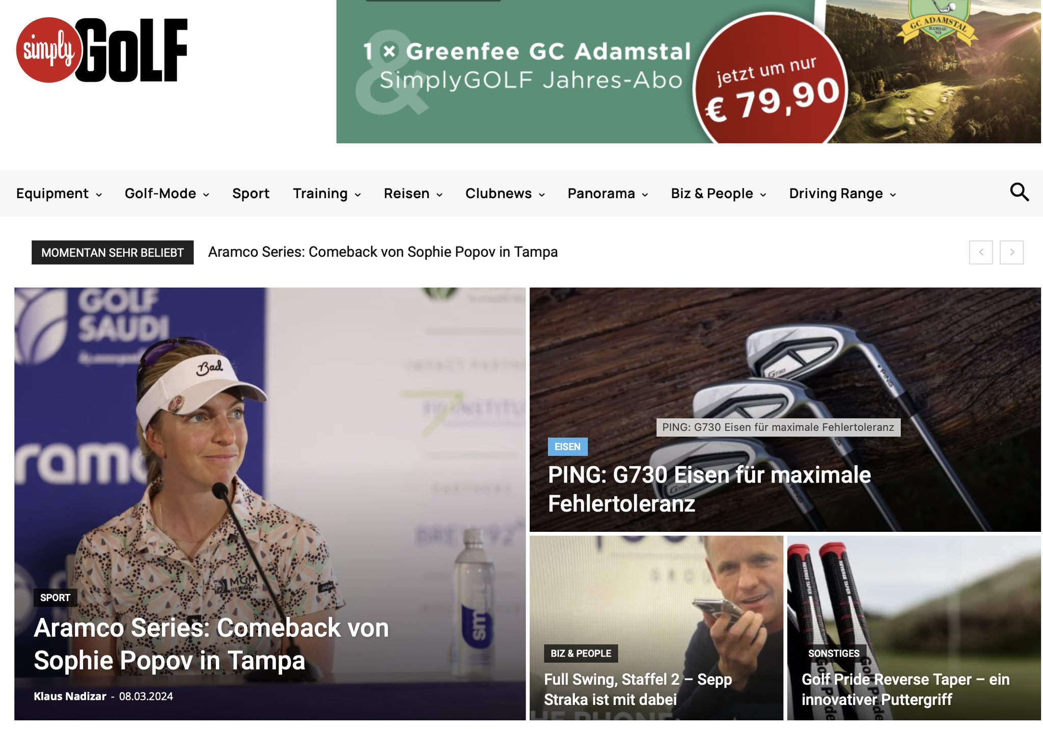 Simply - Die große Überraschungssiegerin der British Women's Open von ...